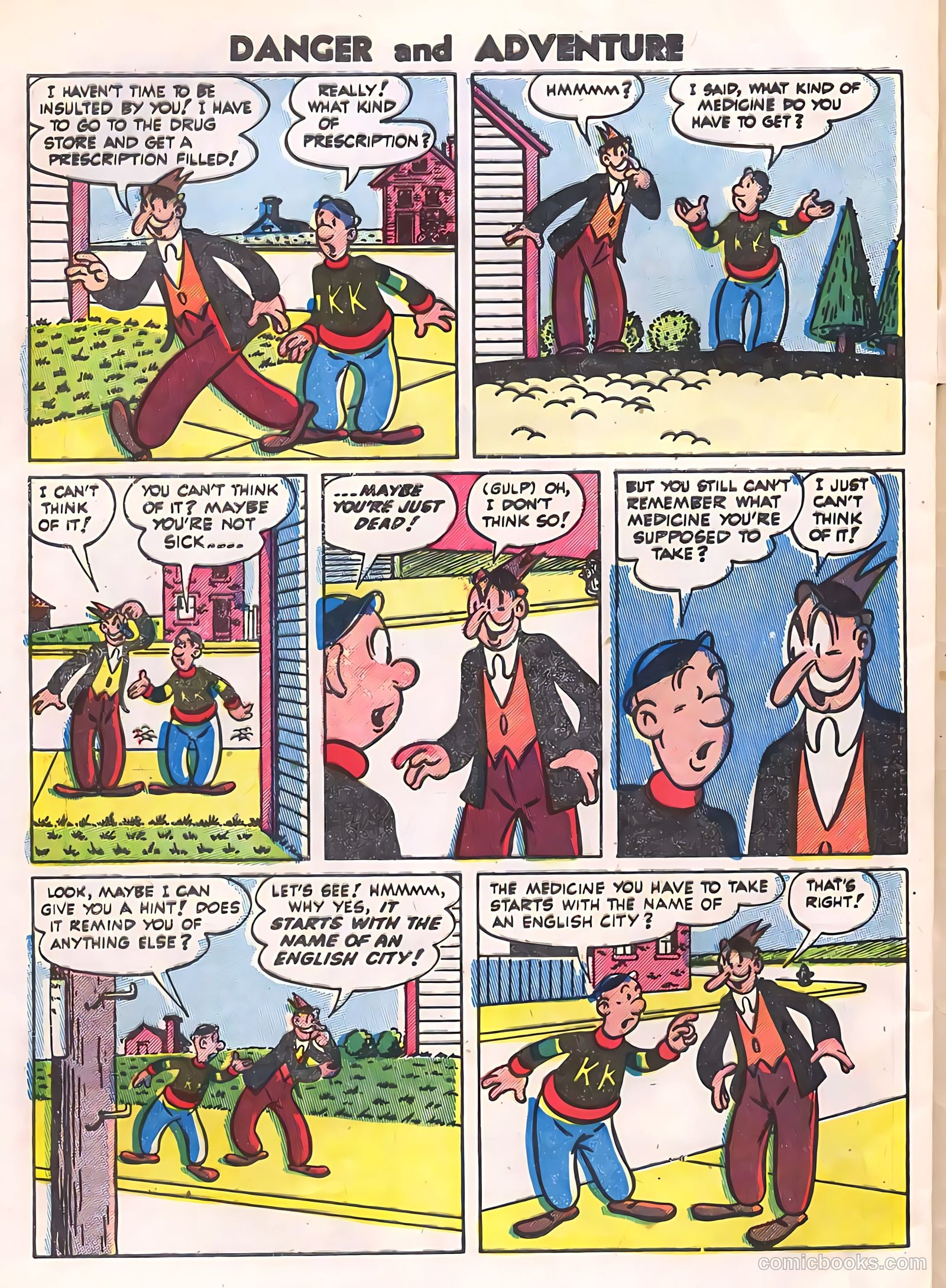 Danger and Adventure #24 (1955) — page 32 of 36