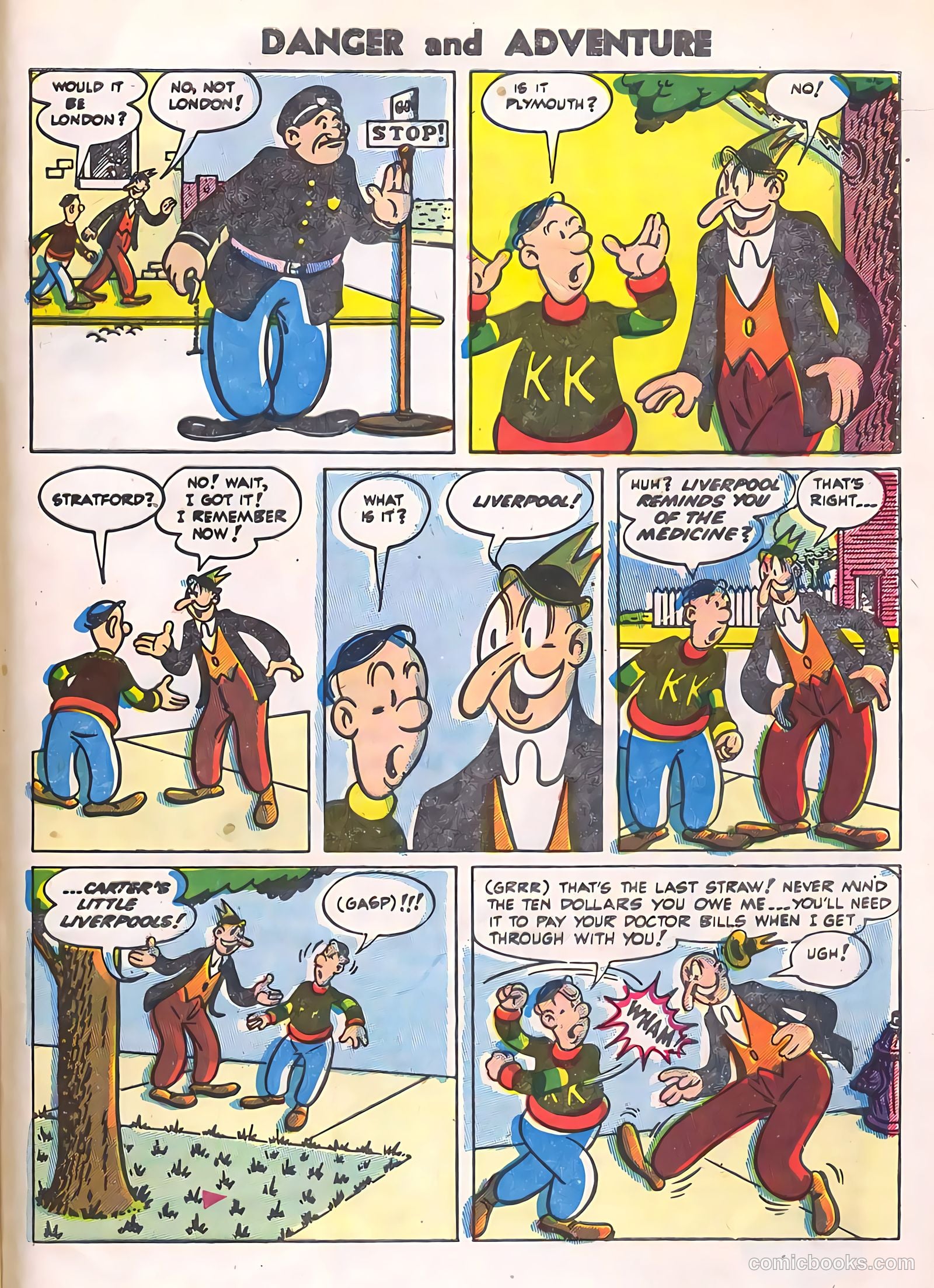 Danger and Adventure #24 (1955) — page 33 of 36