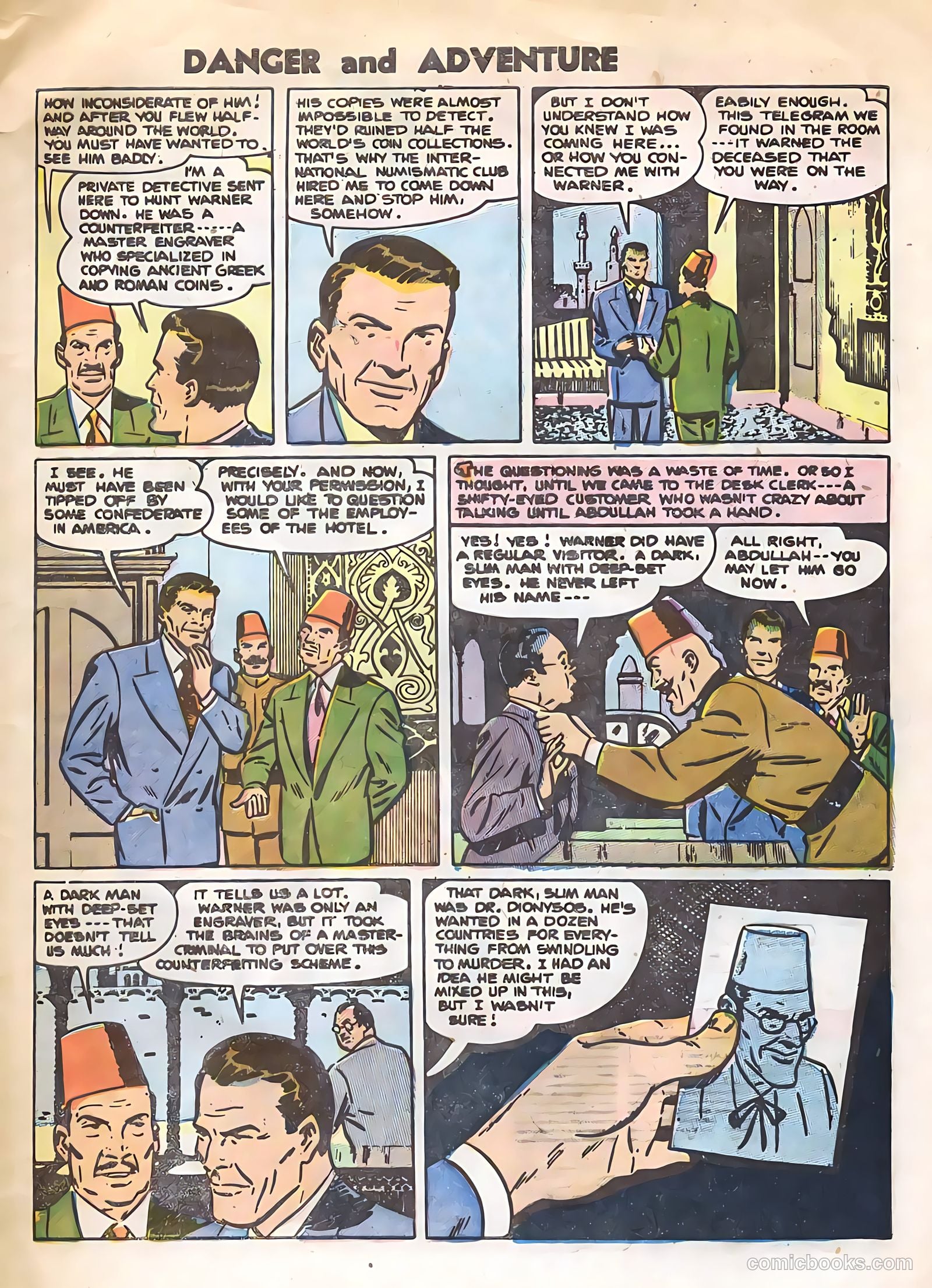 Danger and Adventure #25 (1955) — page 5 of 36