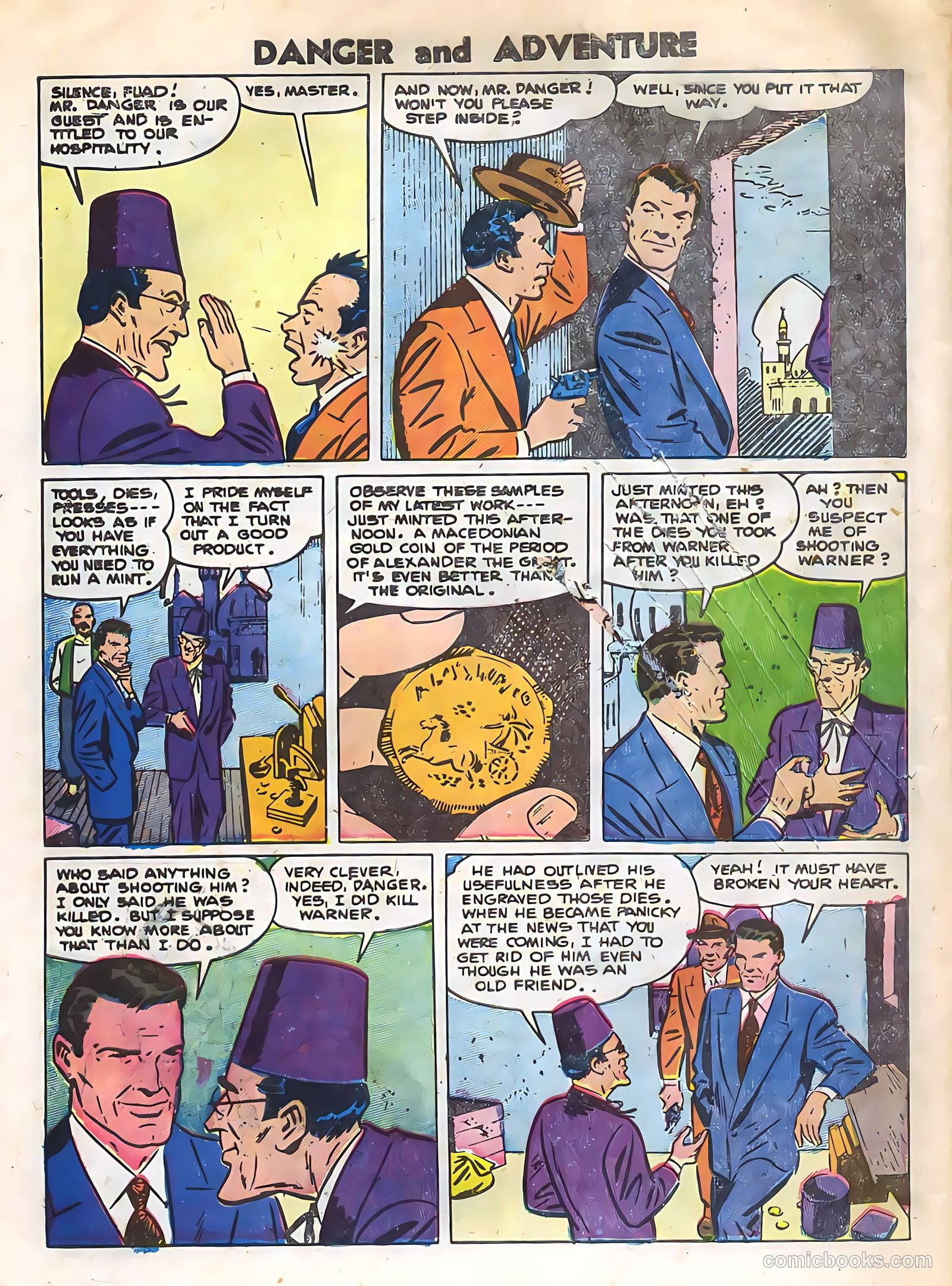Danger and Adventure #25 (1955) — page 10 of 36