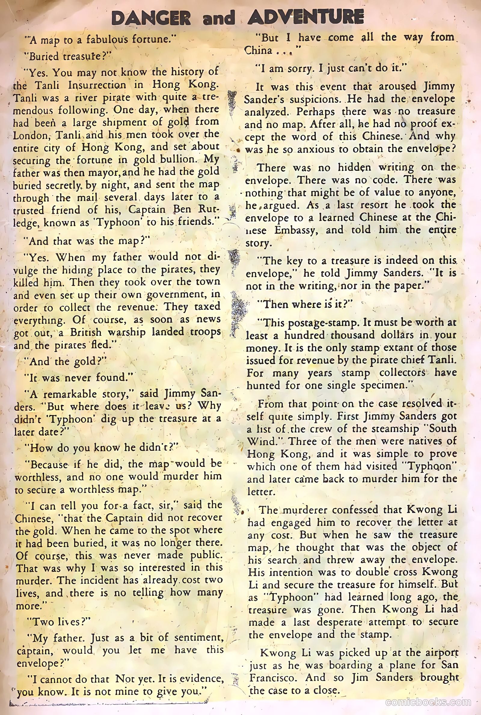Danger and Adventure #25 (1955) — page 19 of 36