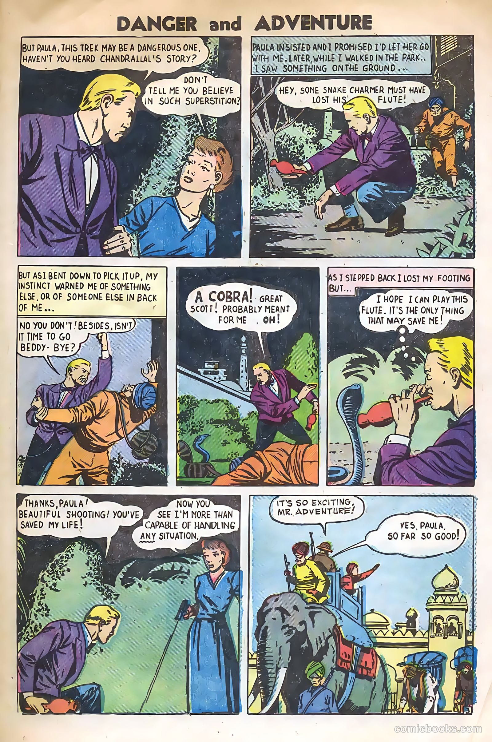 Danger and Adventure #25 (1955) — page 25 of 36
