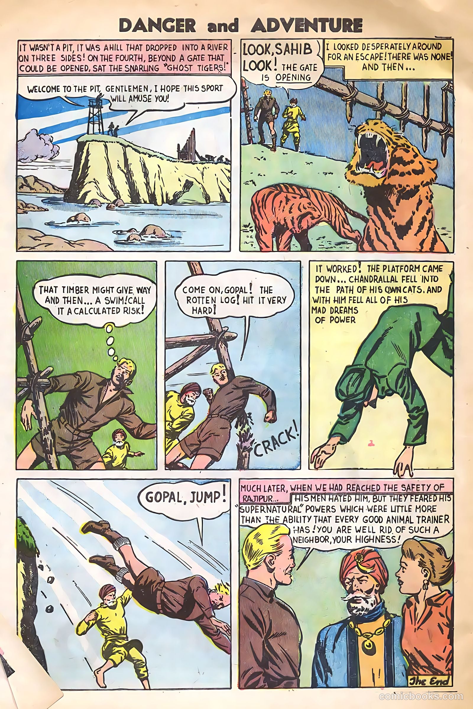 Danger and Adventure #25 (1955) — page 32 of 36