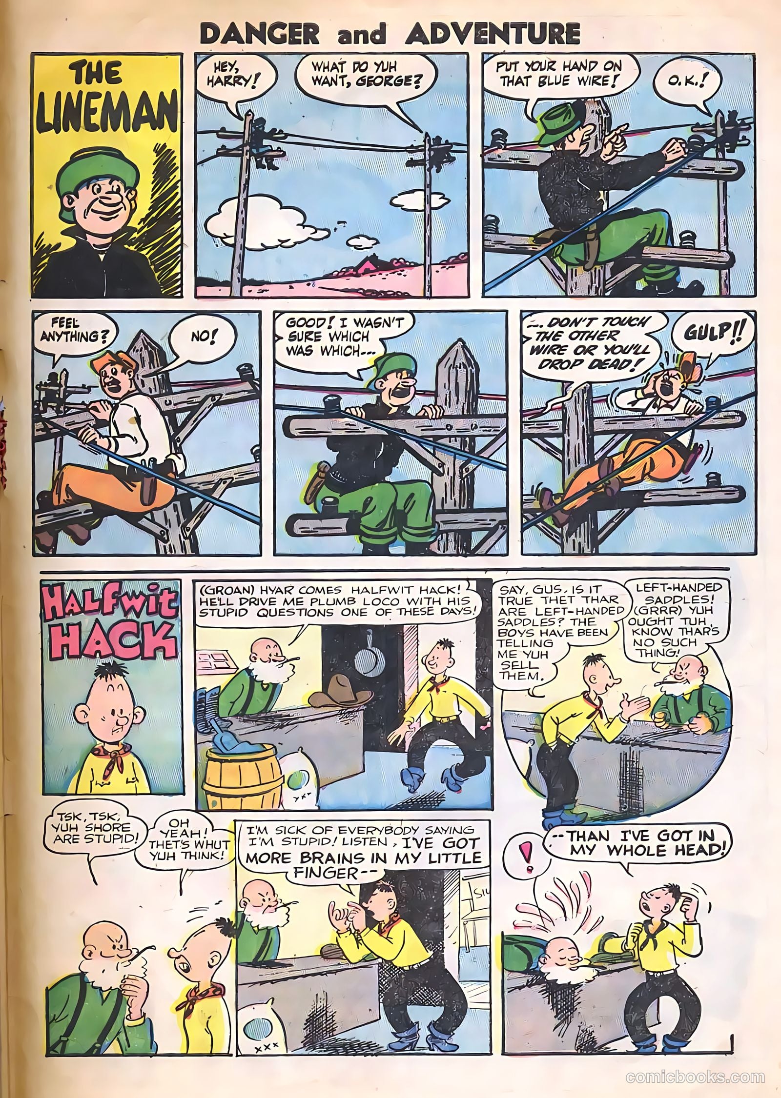 Danger and Adventure #25 (1955) — page 33 of 36