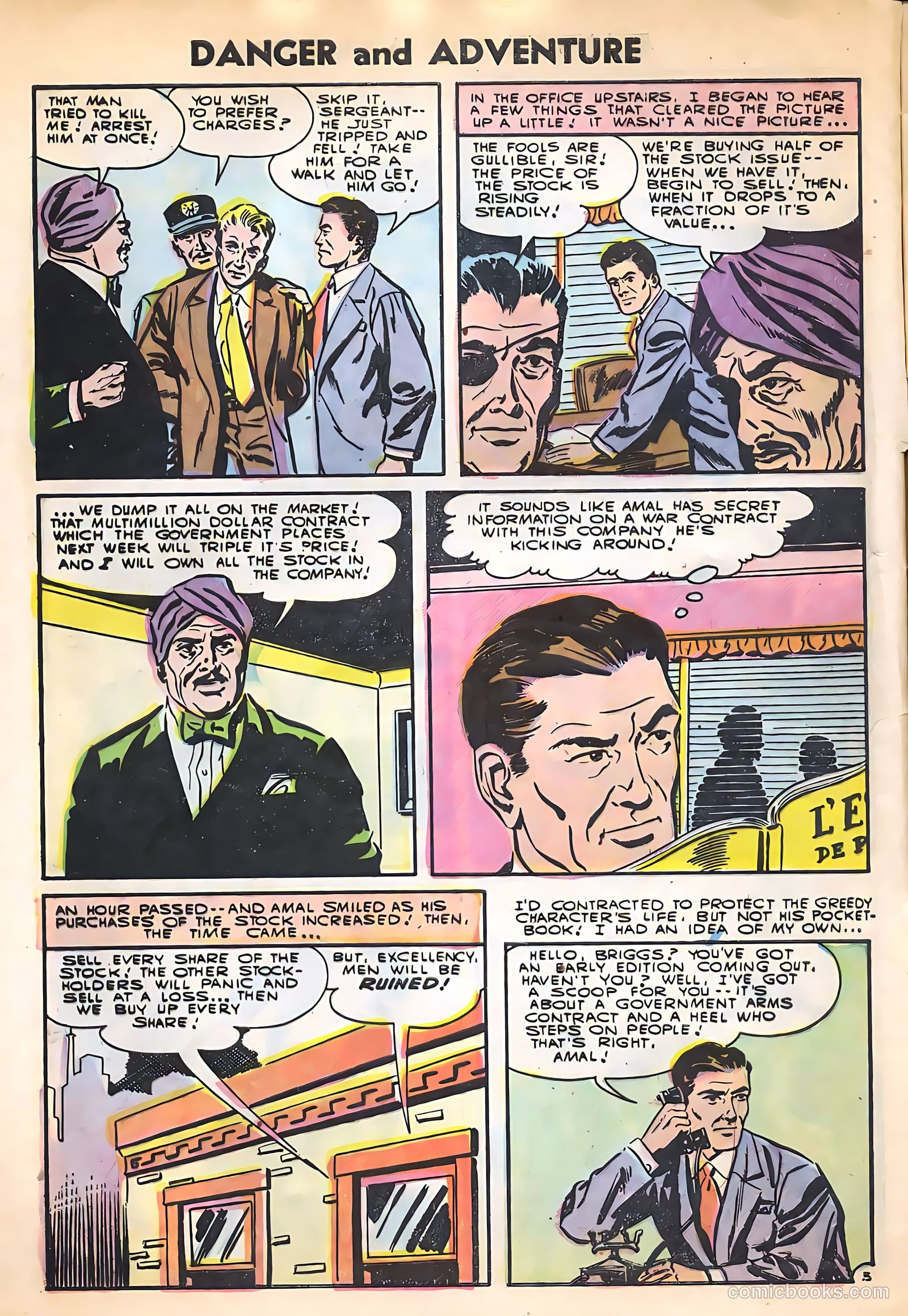 Danger and Adventure #26 (1955) — page 8 of 36