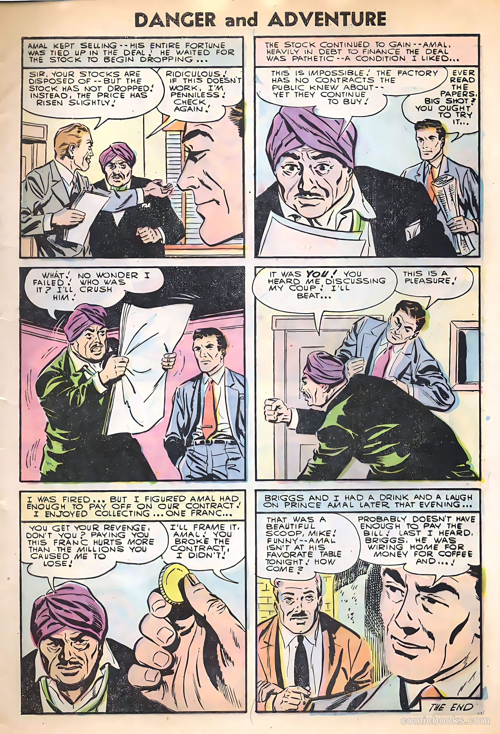 Danger and Adventure #26 (1955) — page 9 of 36