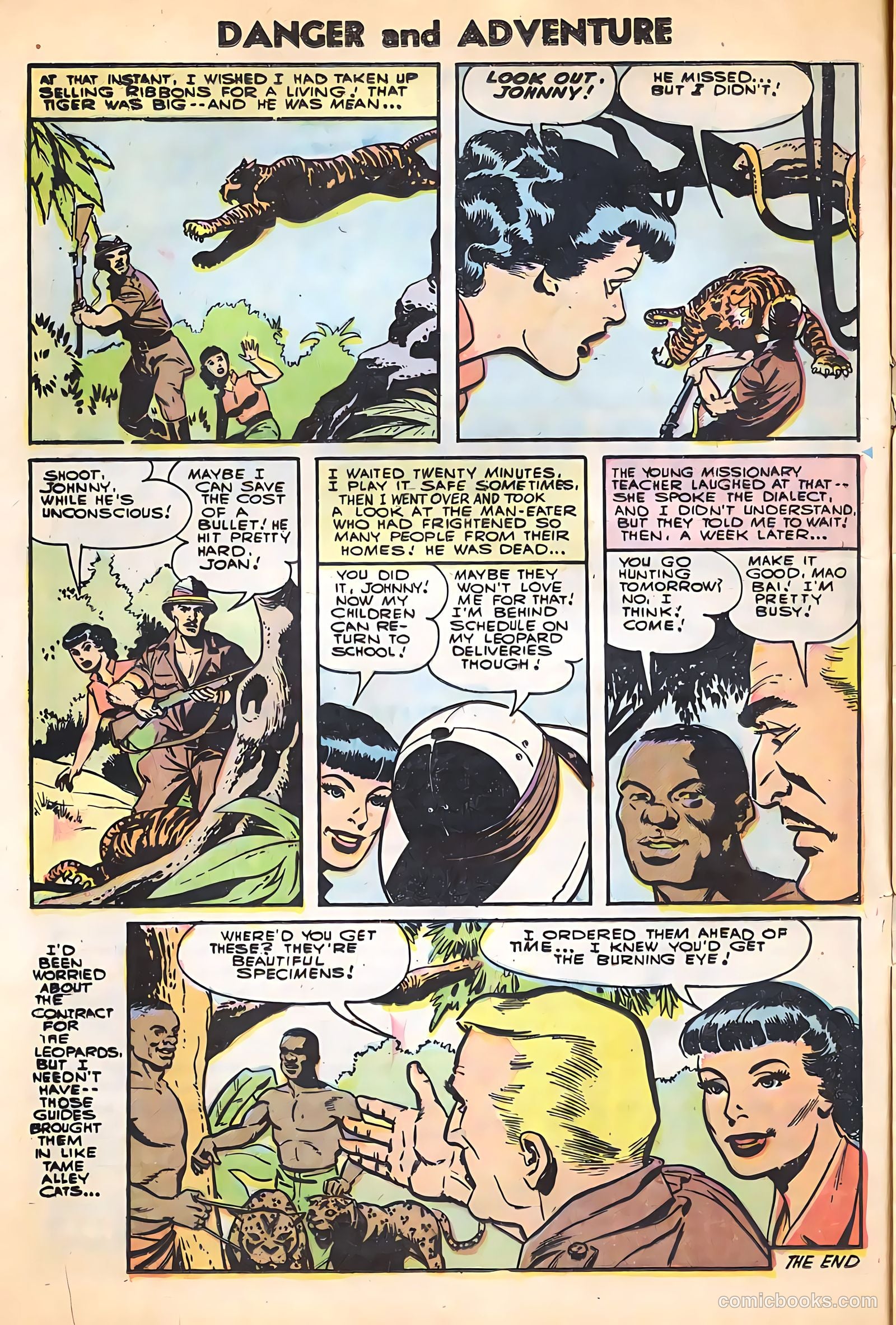 Danger and Adventure #26 (1955) — page 16 of 36