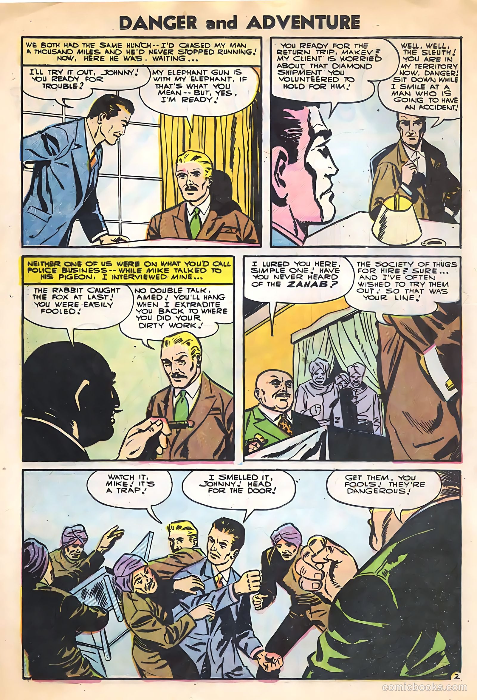 Danger and Adventure #26 (1955) — page 20 of 36