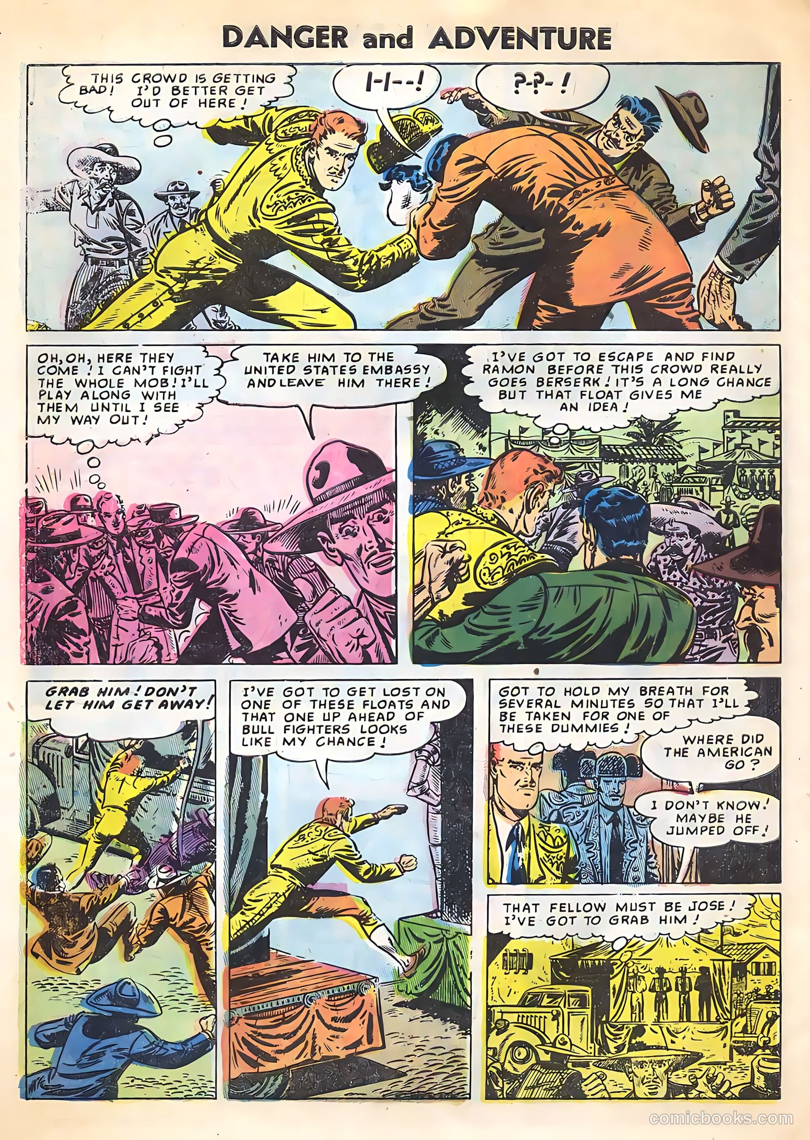 Danger and Adventure #26 (1955) — page 30 of 36