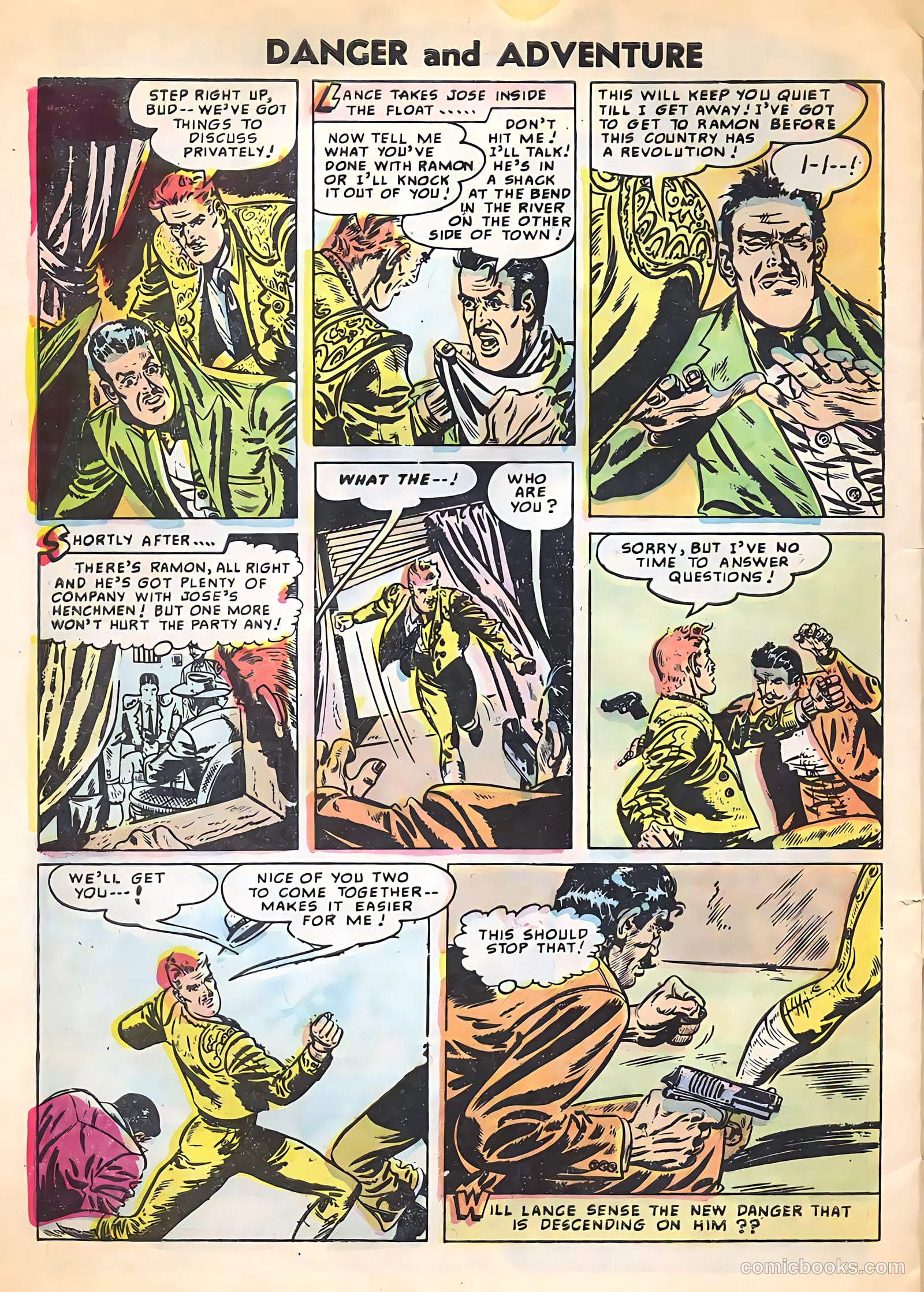 Danger and Adventure #26 (1955) — page 32 of 36
