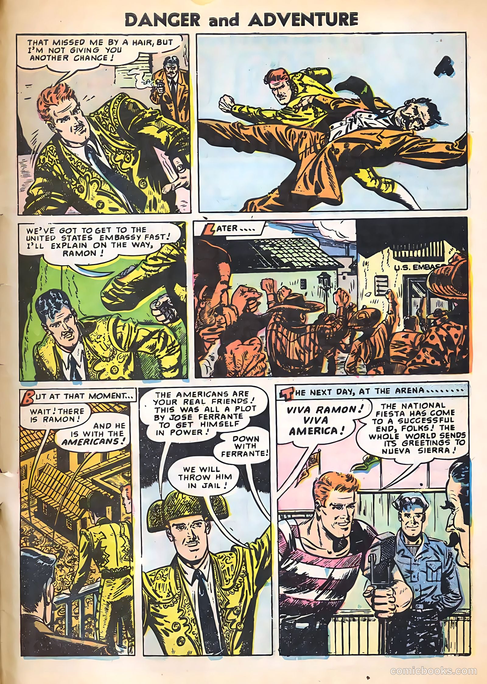 Danger and Adventure #26 (1955) — page 33 of 36