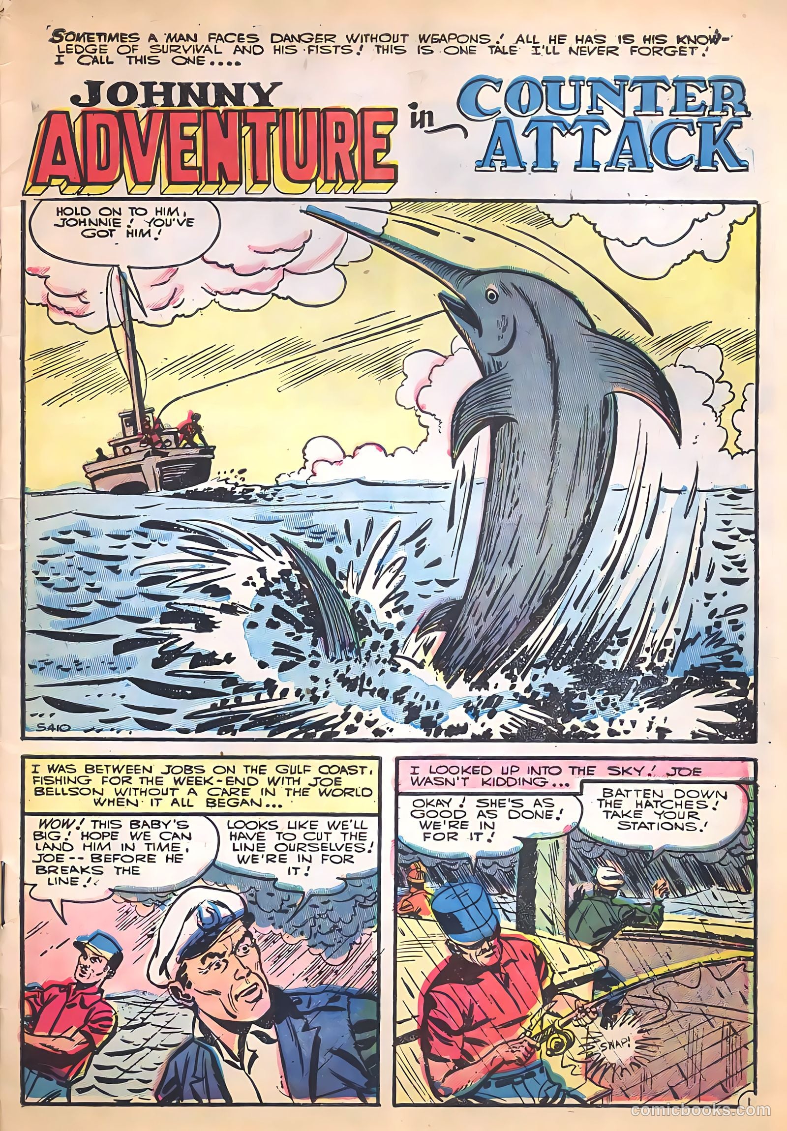 Danger and Adventure #27 (1956) — page 3 of 36