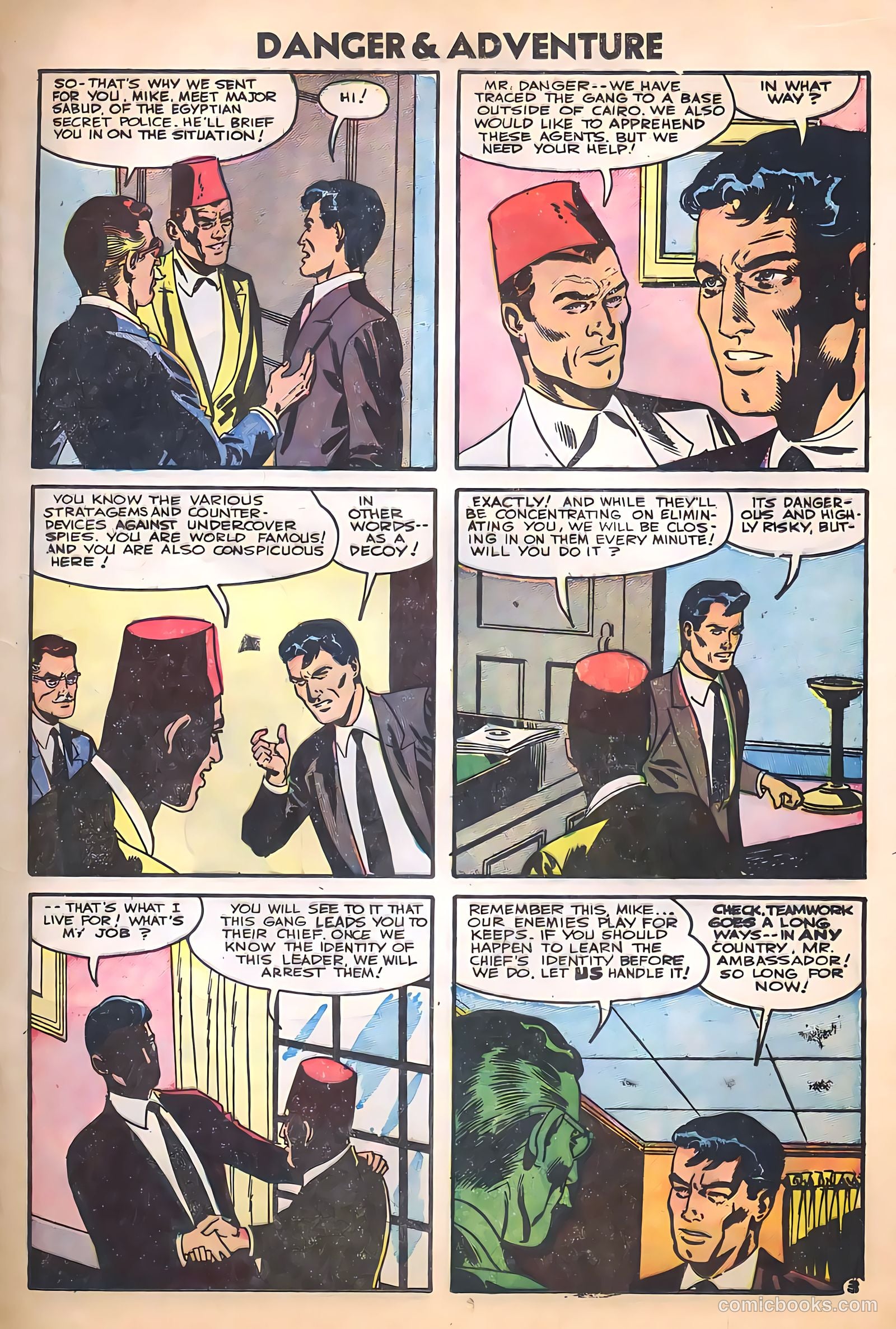 Danger and Adventure #27 (1956) — page 13 of 36