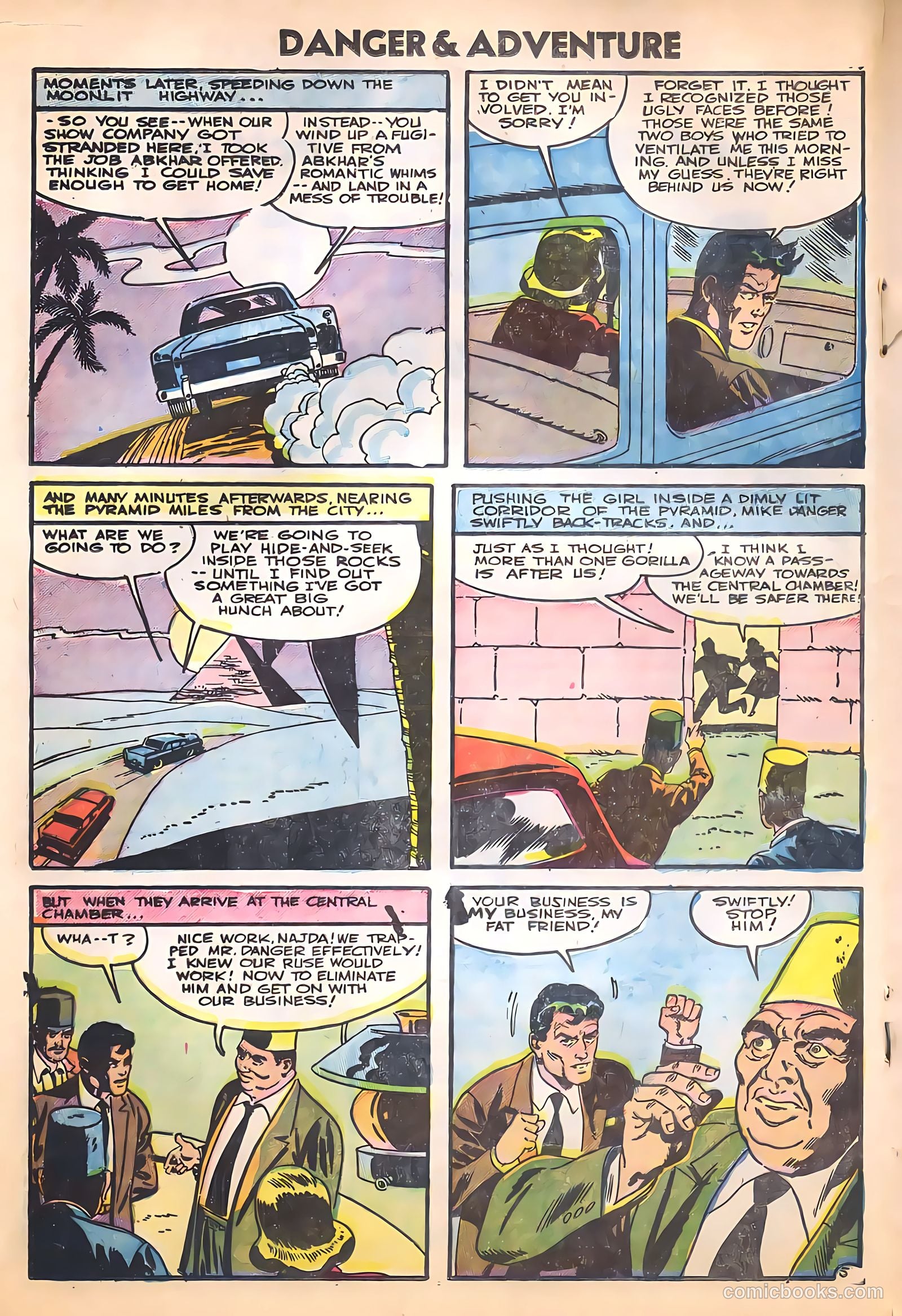 Danger and Adventure #27 (1956) — page 16 of 36