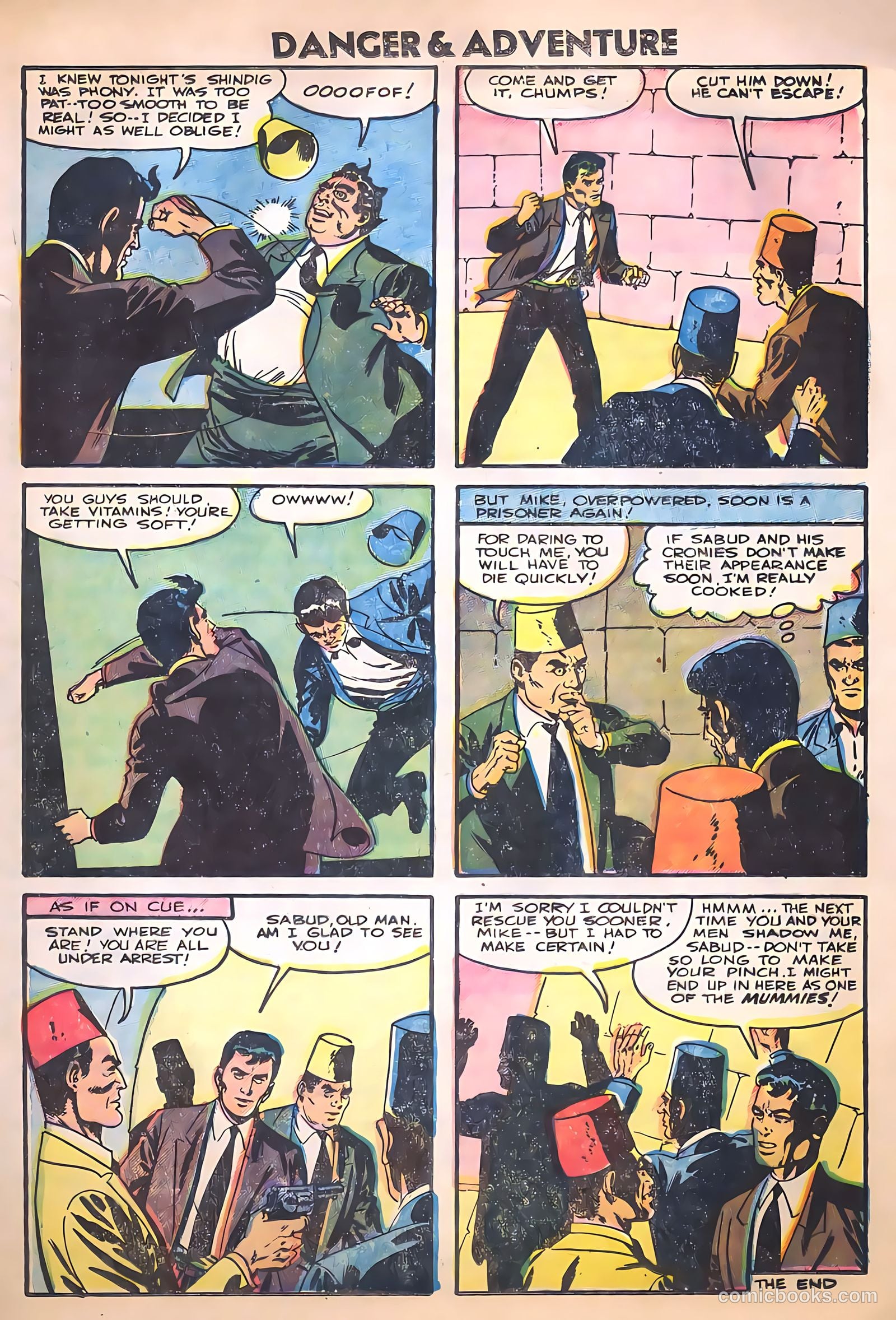 Danger and Adventure #27 (1956) — page 17 of 36