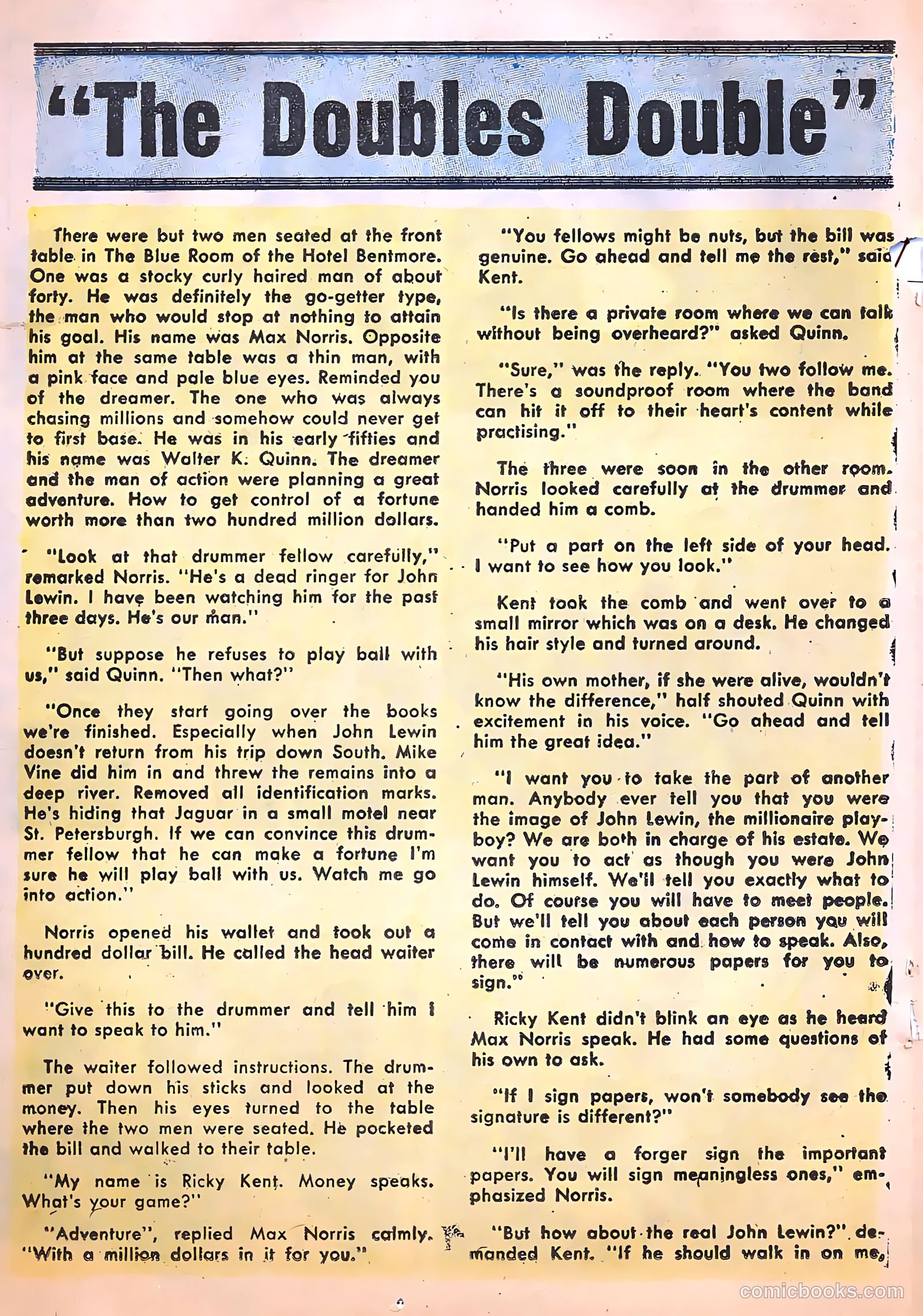 Danger and Adventure #27 (1956) — page 18 of 36