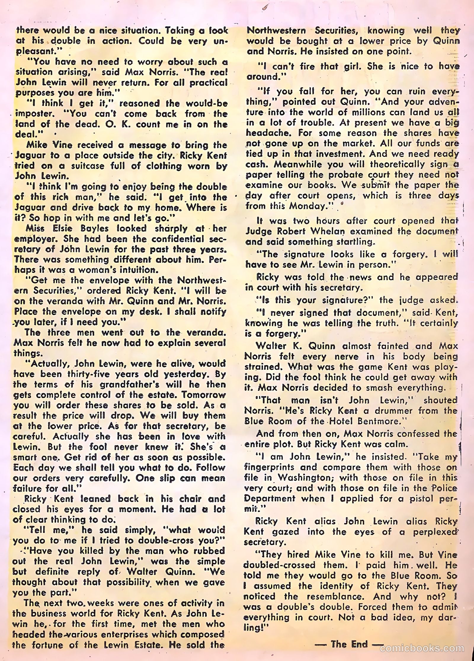 Danger and Adventure #27 (1956) — page 19 of 36