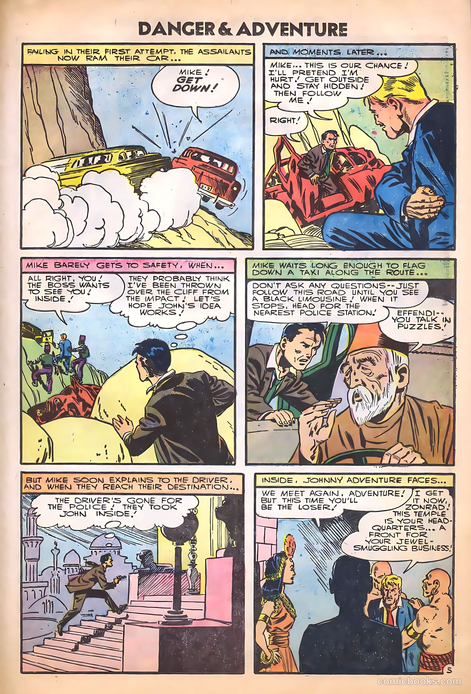 Danger and Adventure #27 (1956) — page 25 of 36