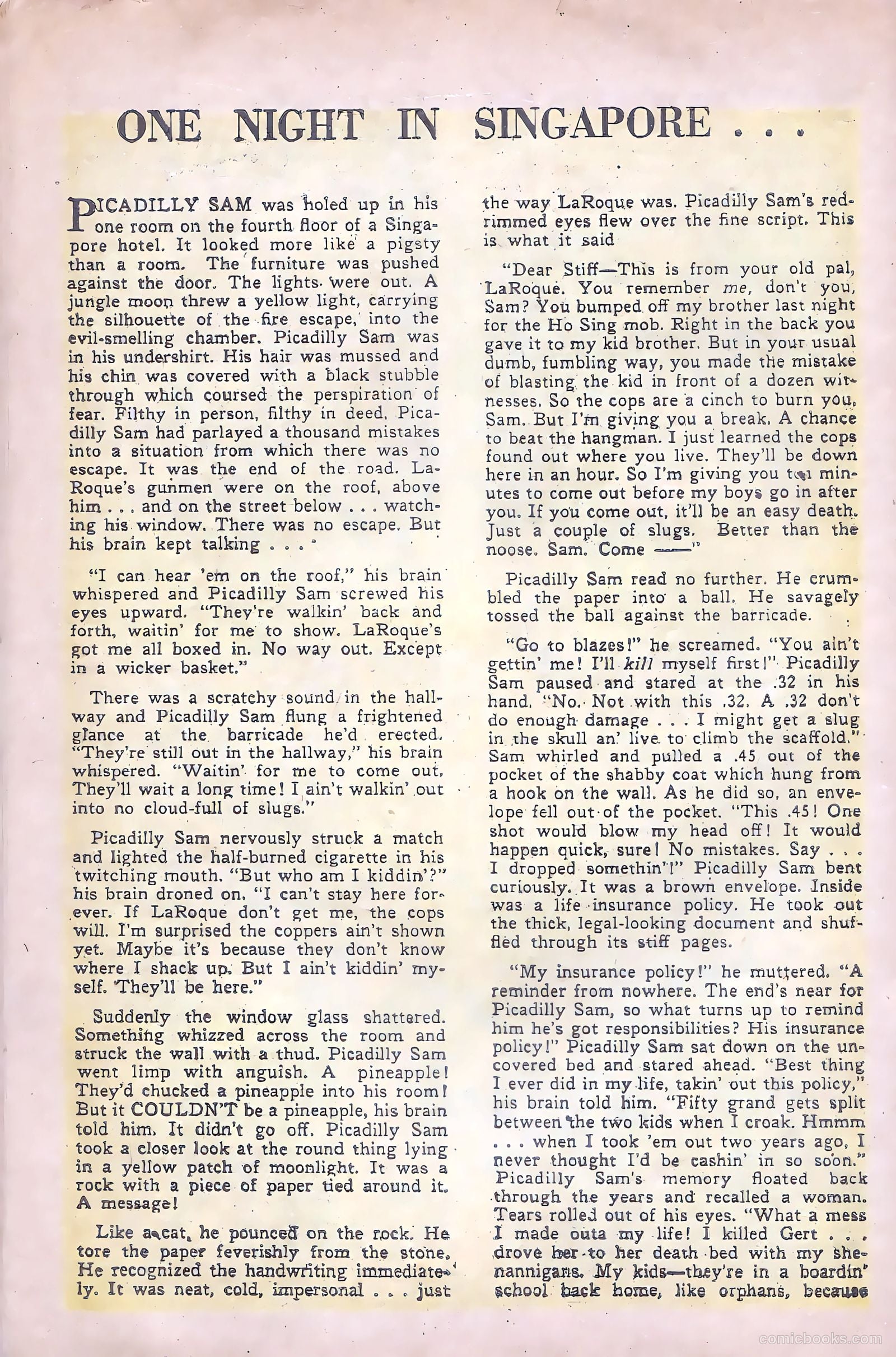 Danger Is Our Business #1 (1953) — page 33 of 37