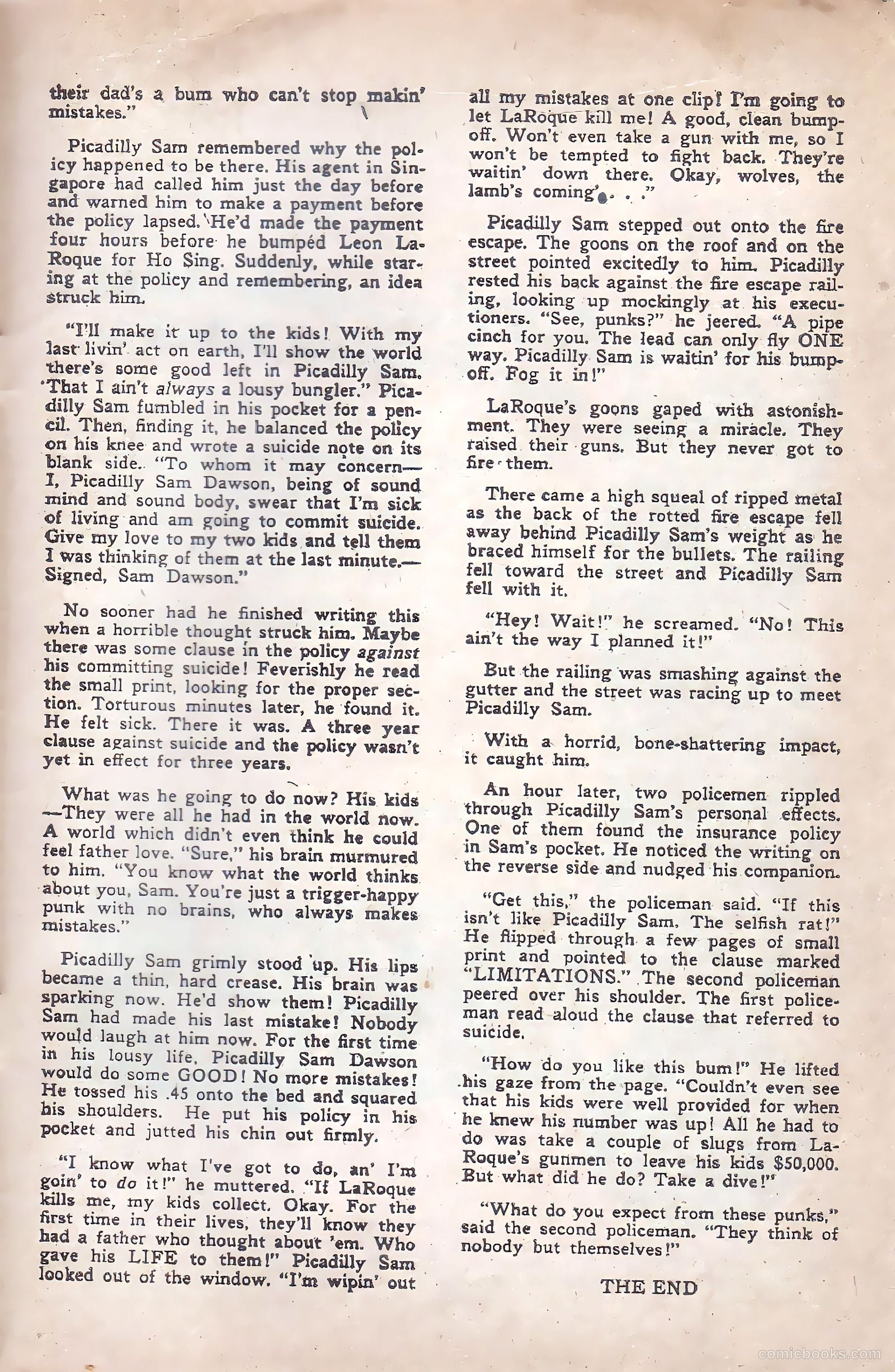 Danger Is Our Business #1 (1953) — page 34 of 37