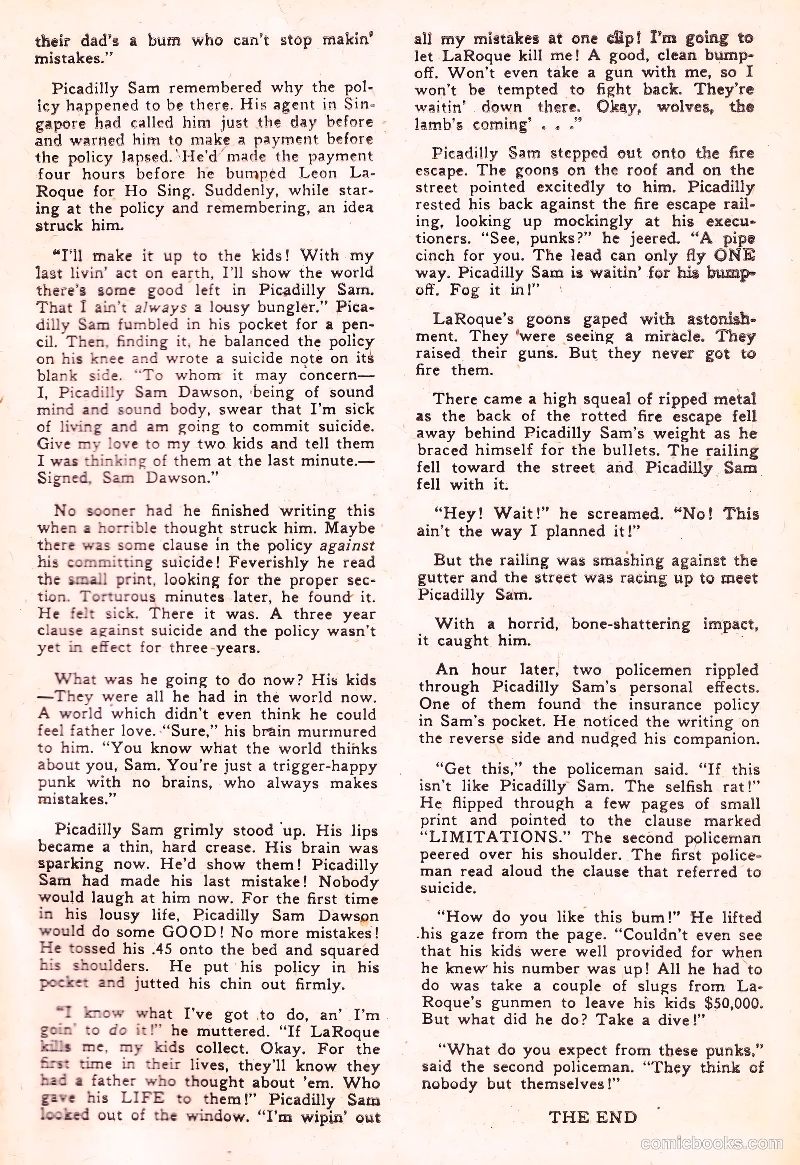 Danger Is Our Business #9 (1958) — page 33 of 36