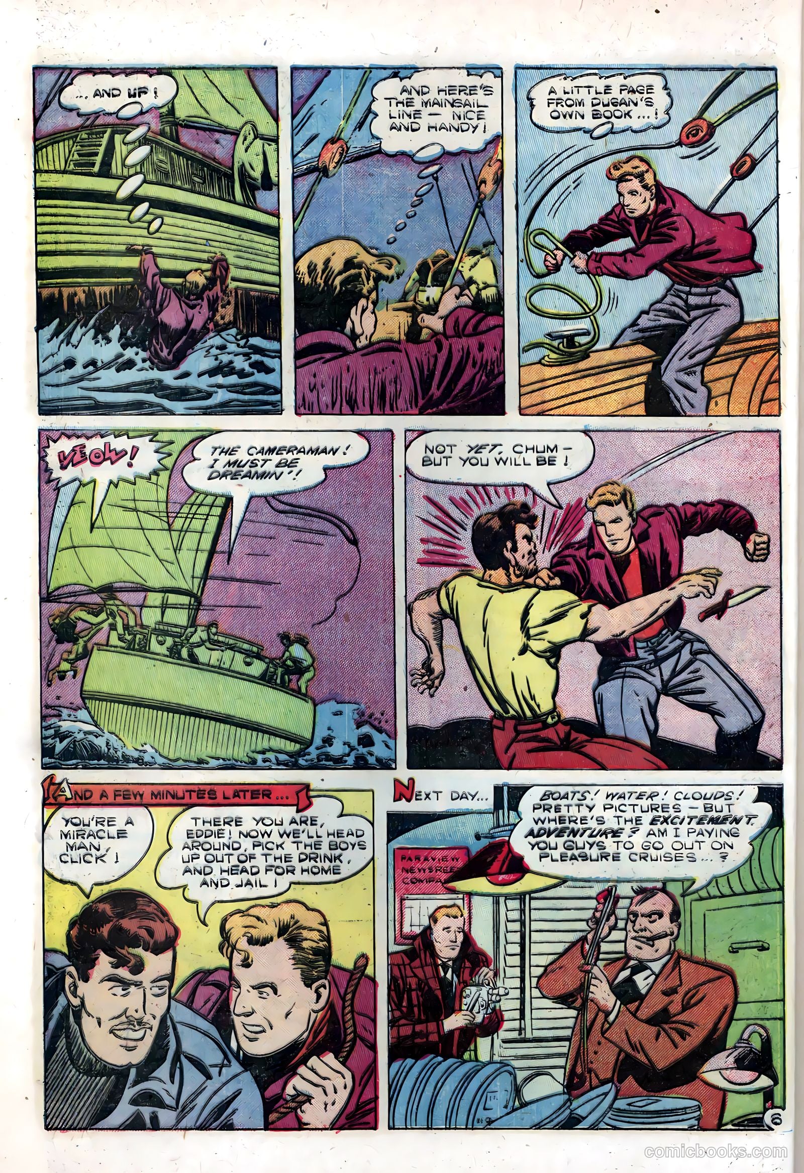 Danger is Their Business #11 (1952) — page 16 of 36