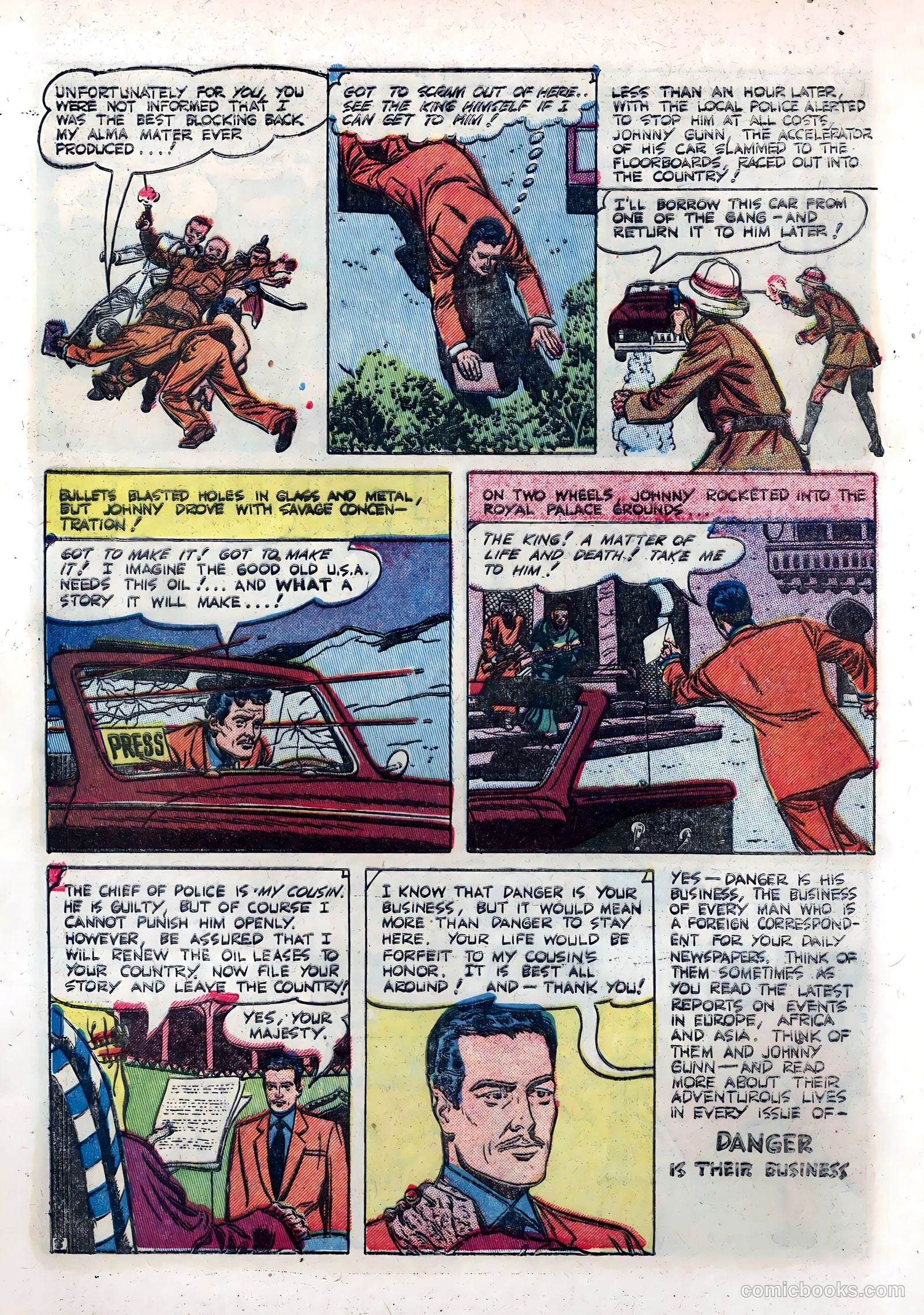 Danger is Their Business #11 (1952) — page 24 of 36