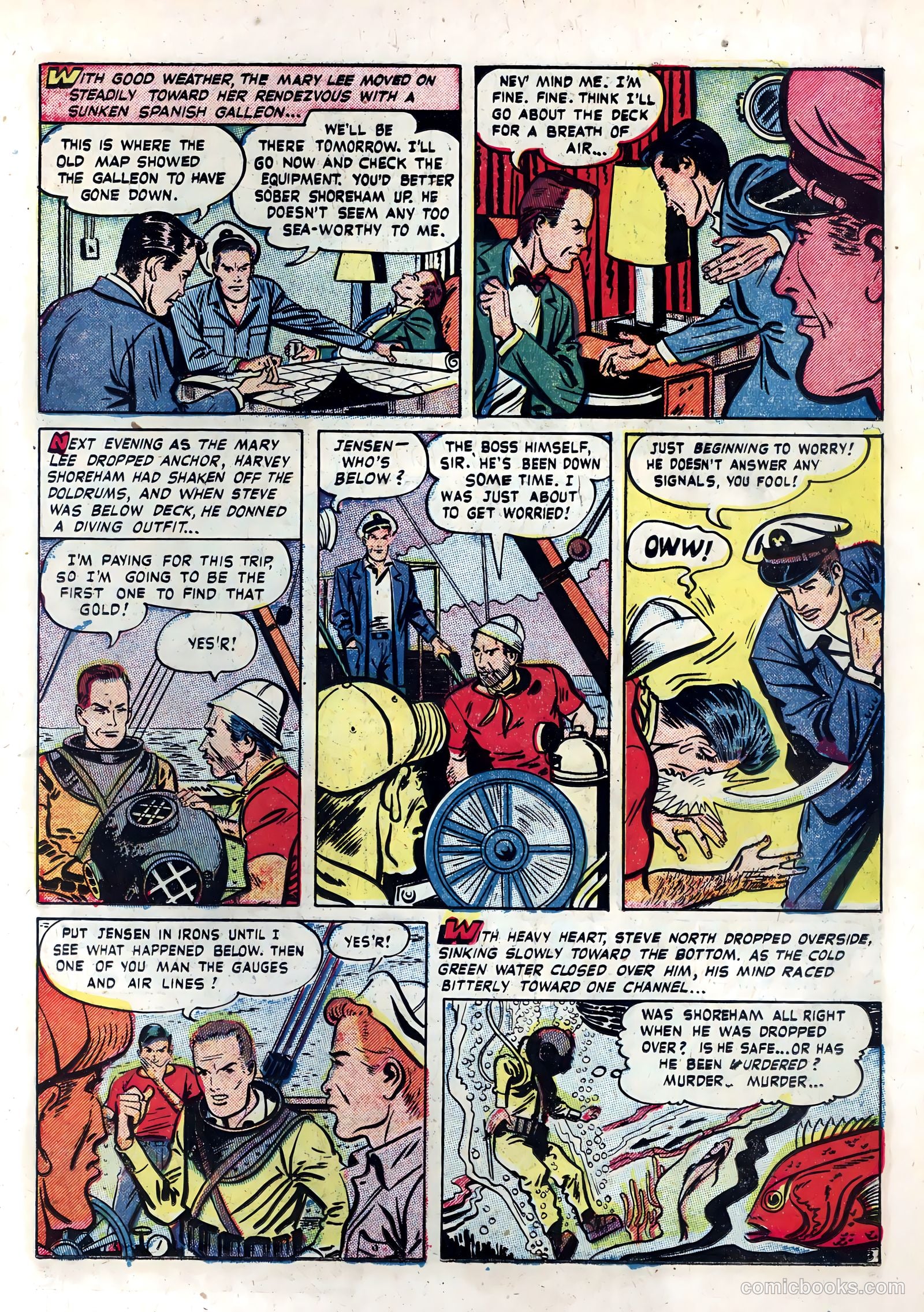 Danger is Their Business #11 (1952) — page 31 of 36