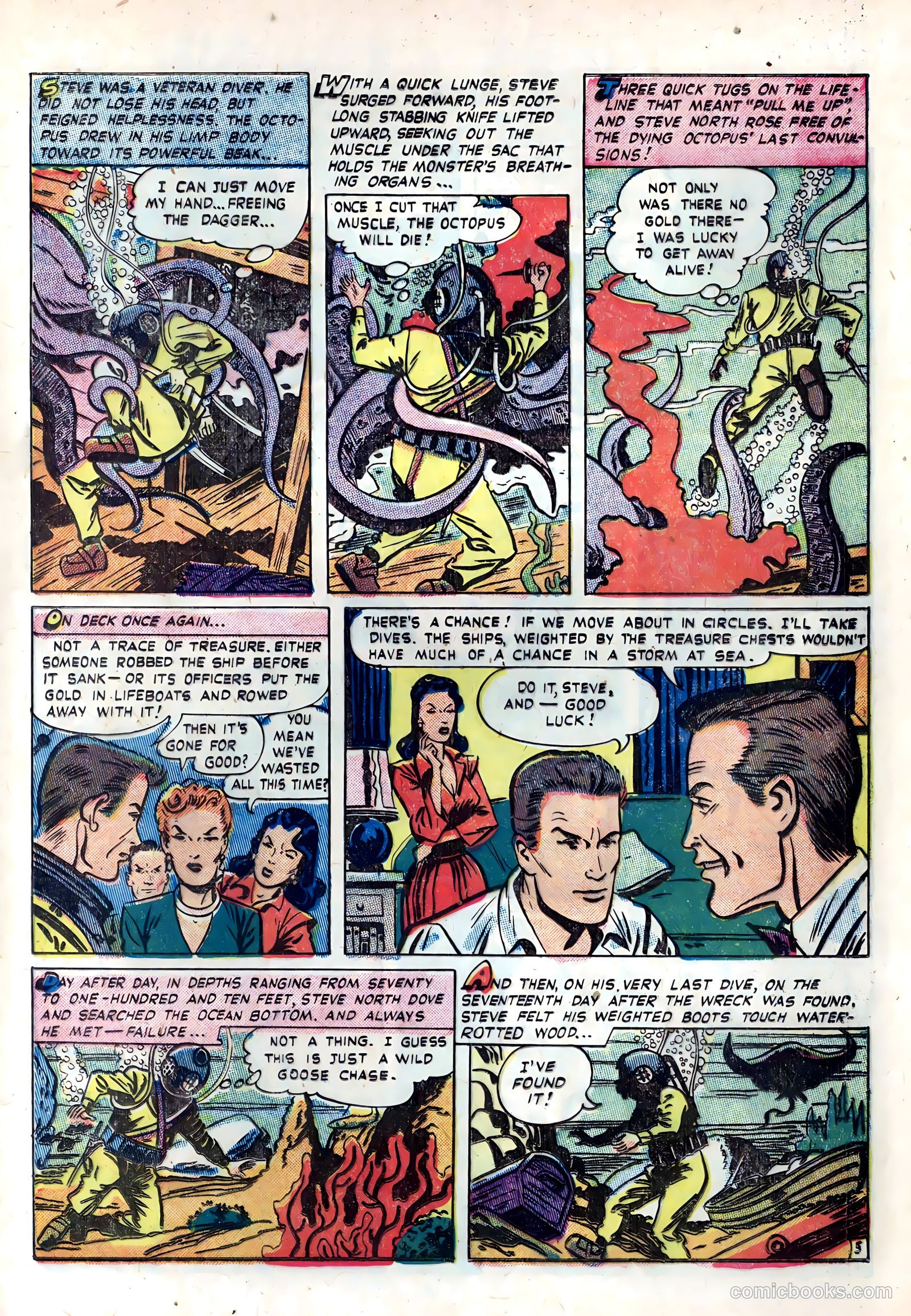 Danger is Their Business #11 (1952) — page 33 of 36
