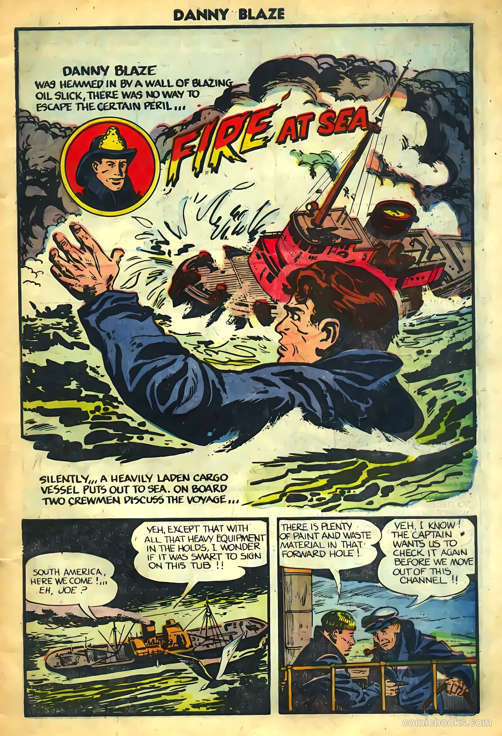 Danny Blaze #1 (1955) — page 3 of 36