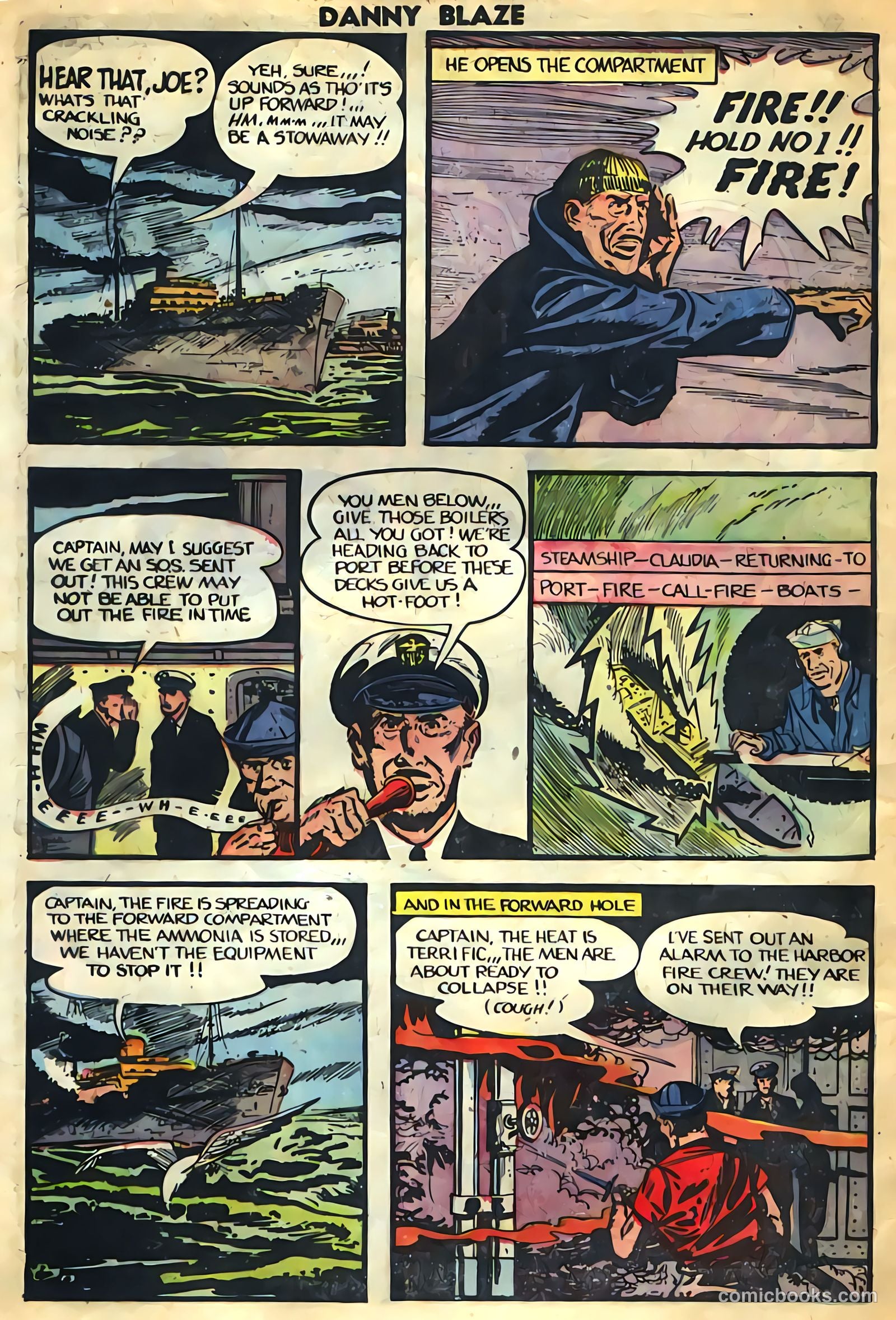 Danny Blaze #1 (1955) — page 4 of 36