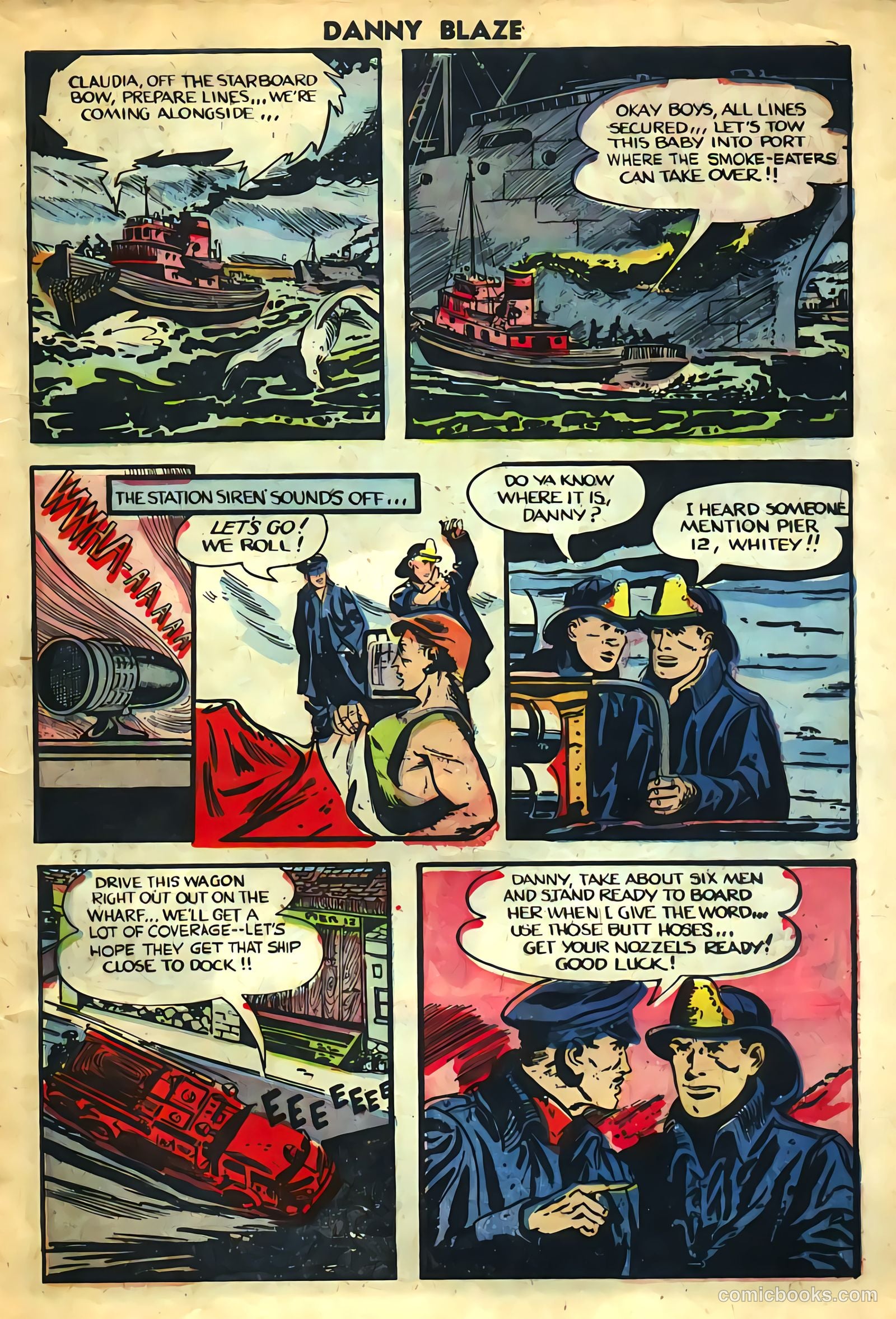 Danny Blaze #1 (1955) — page 5 of 36