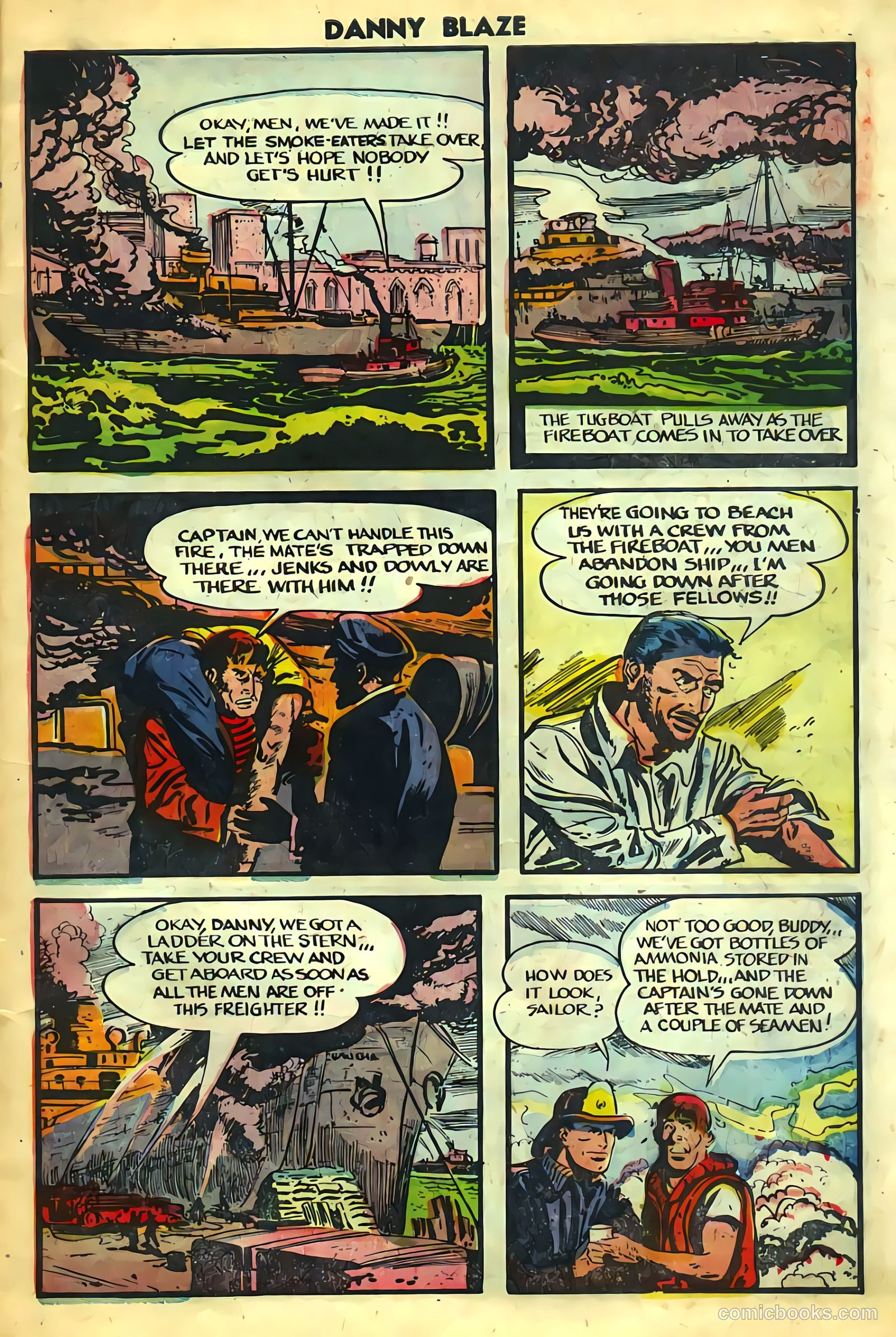 Danny Blaze #1 (1955) — page 7 of 36