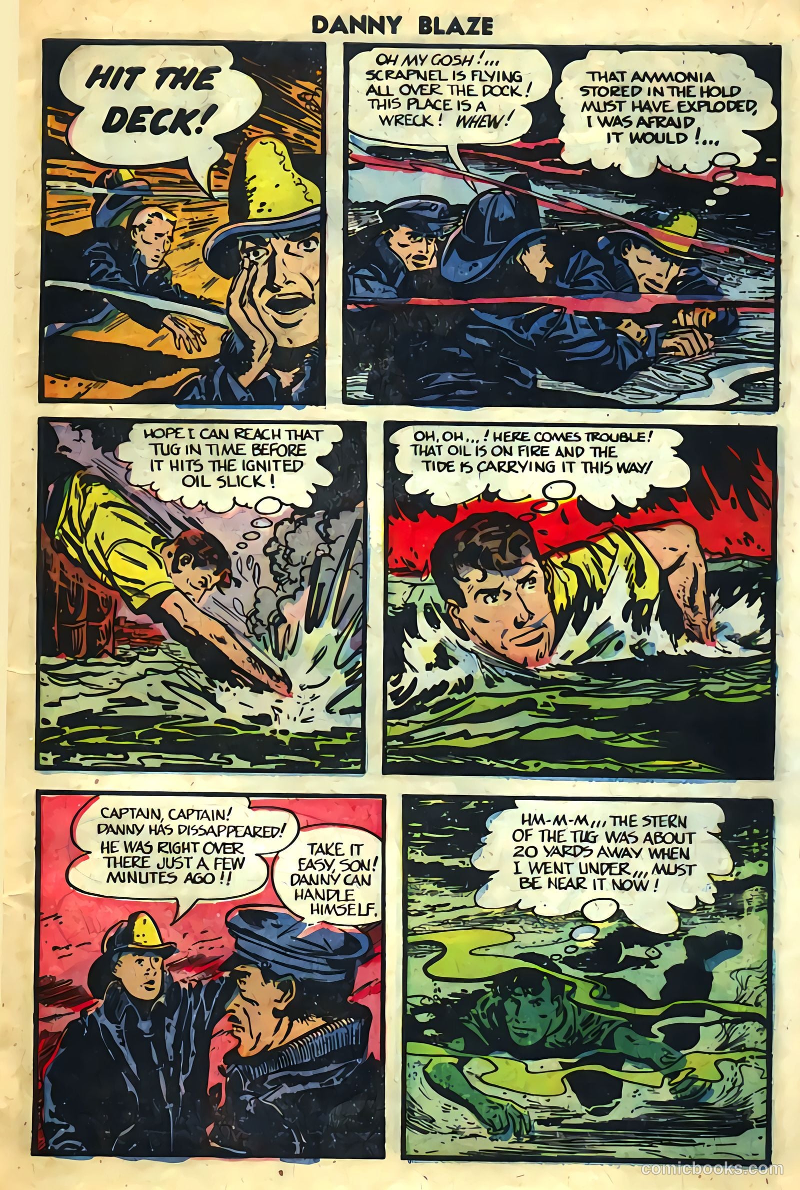 Danny Blaze #1 (1955) — page 9 of 36