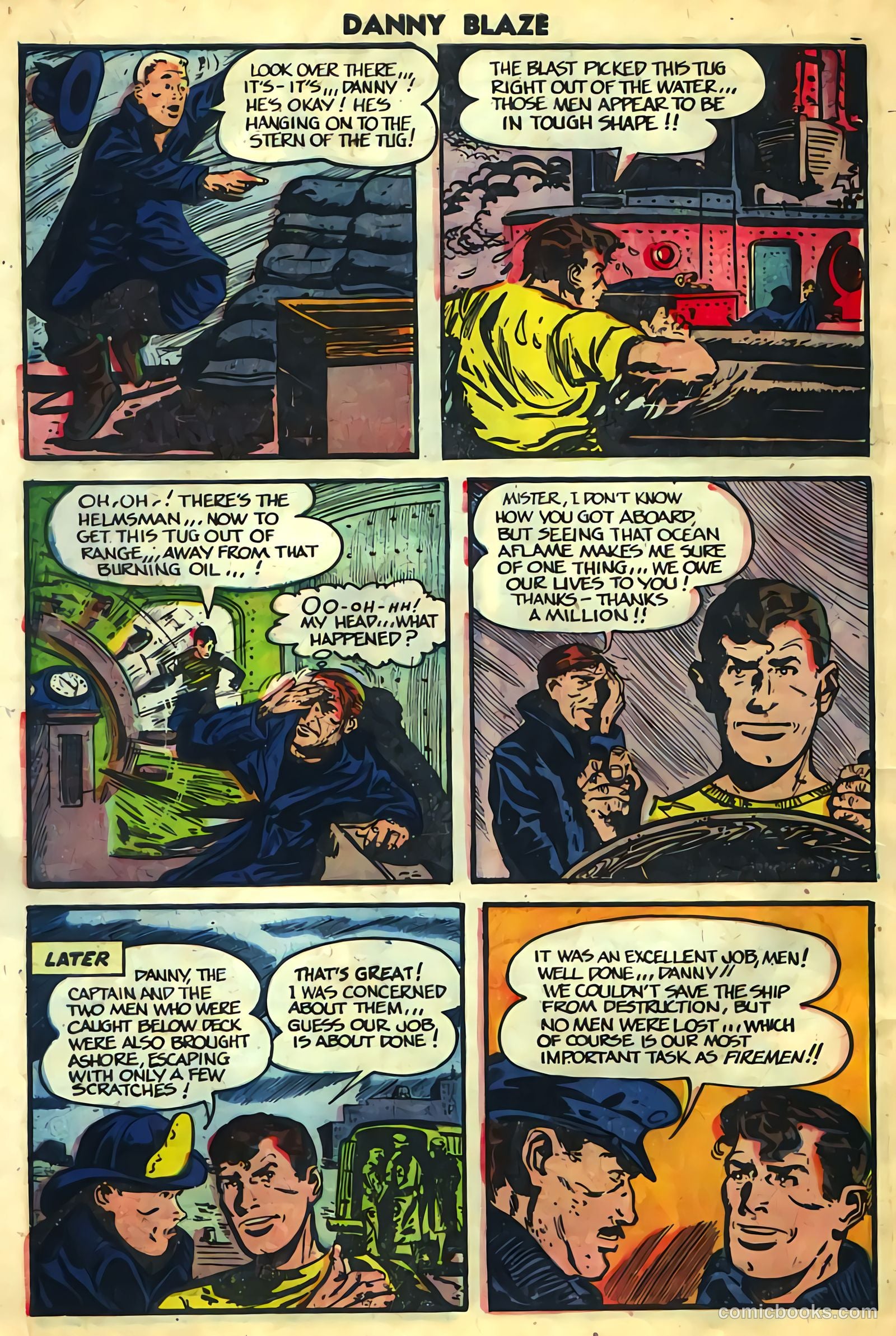 Danny Blaze #1 (1955) — page 10 of 36