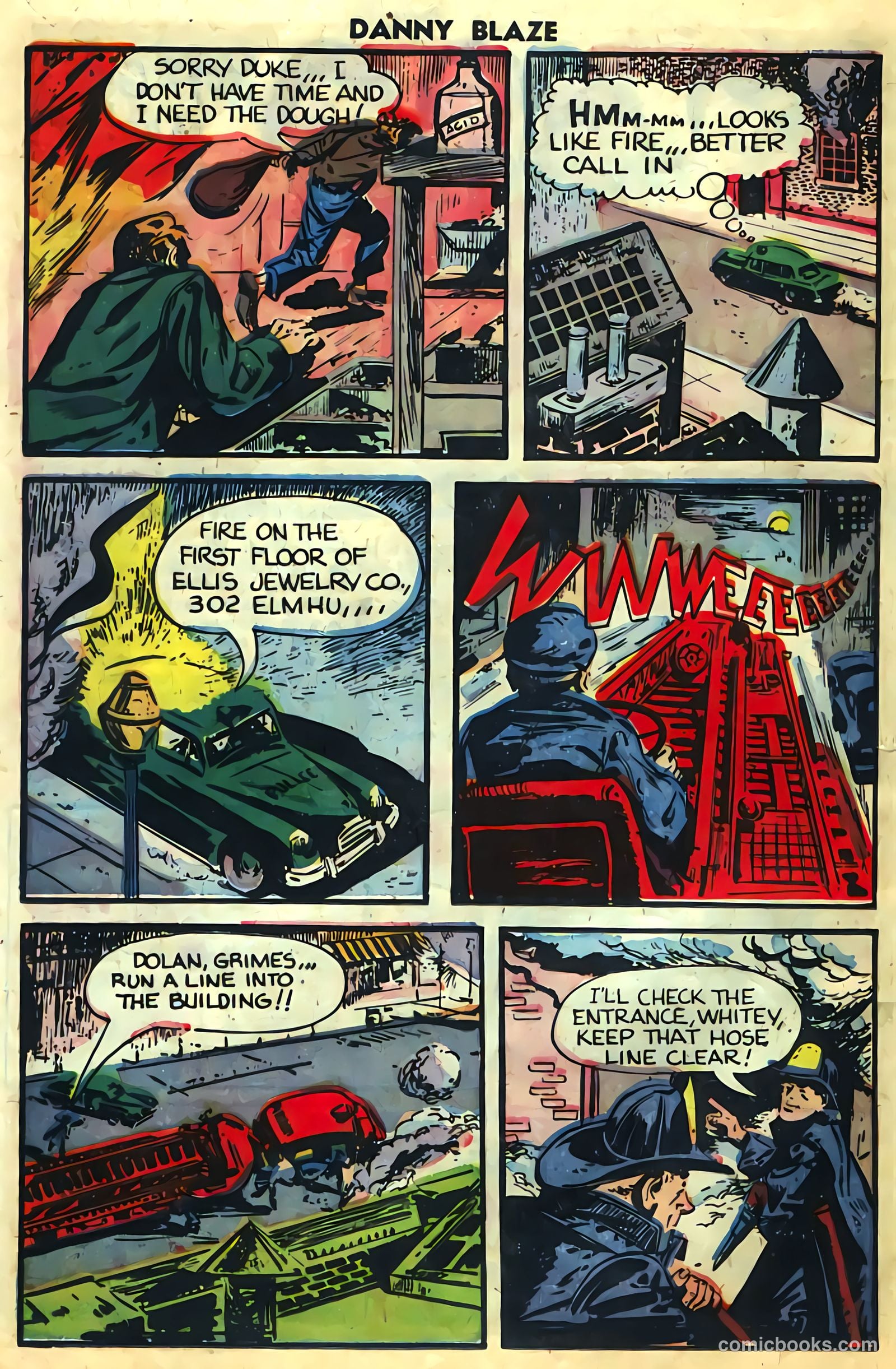Danny Blaze #1 (1955) — page 16 of 36