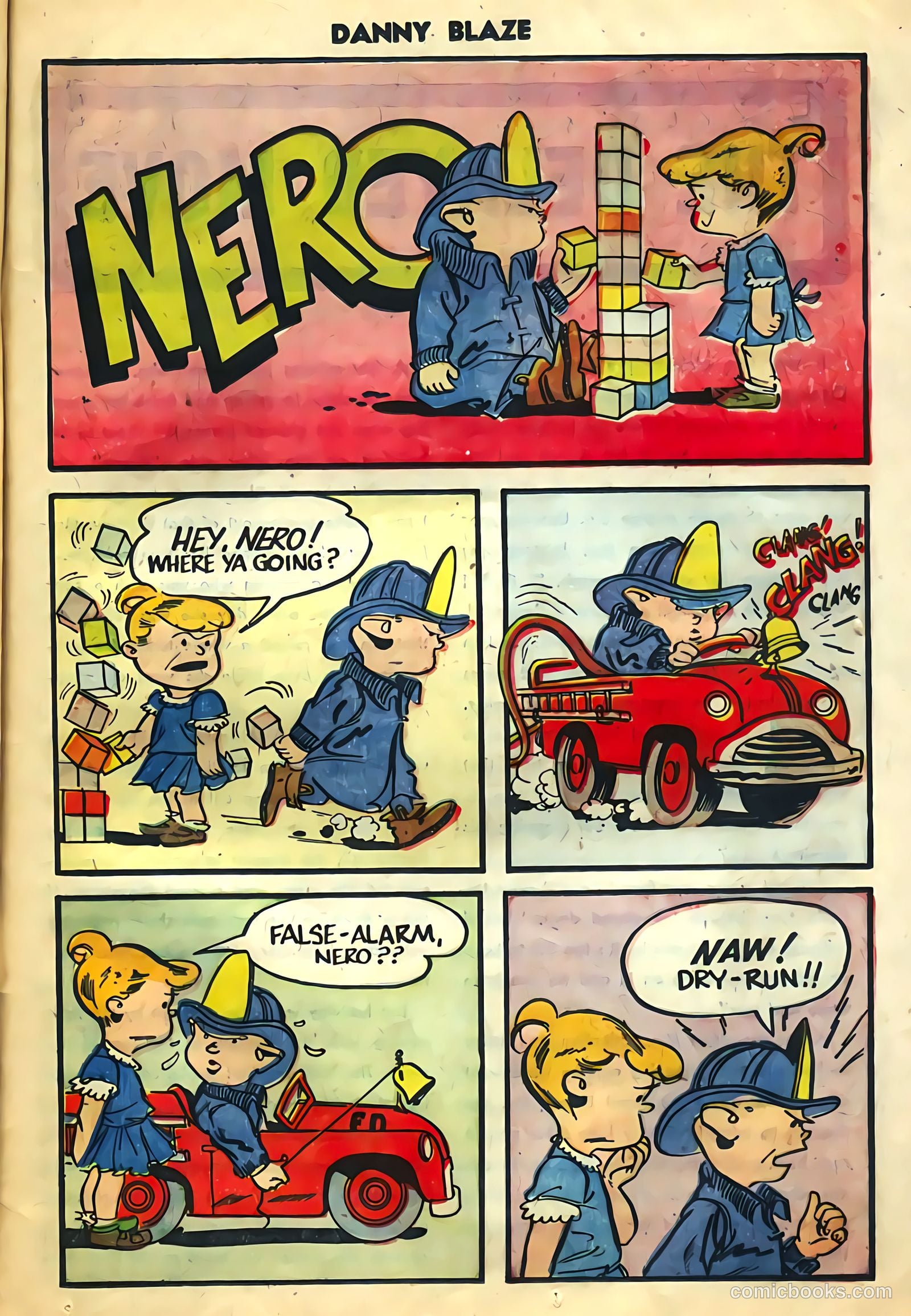 Danny Blaze #1 (1955) — page 23 of 36