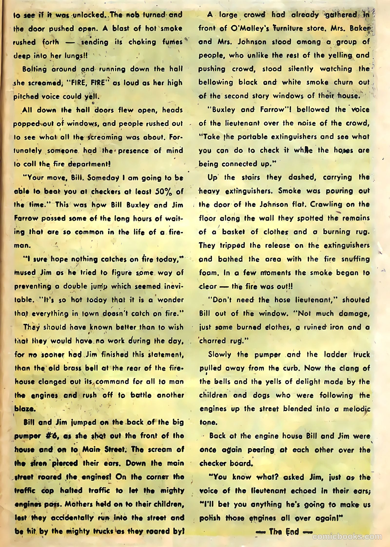Danny Blaze #1 (1955) — page 25 of 36