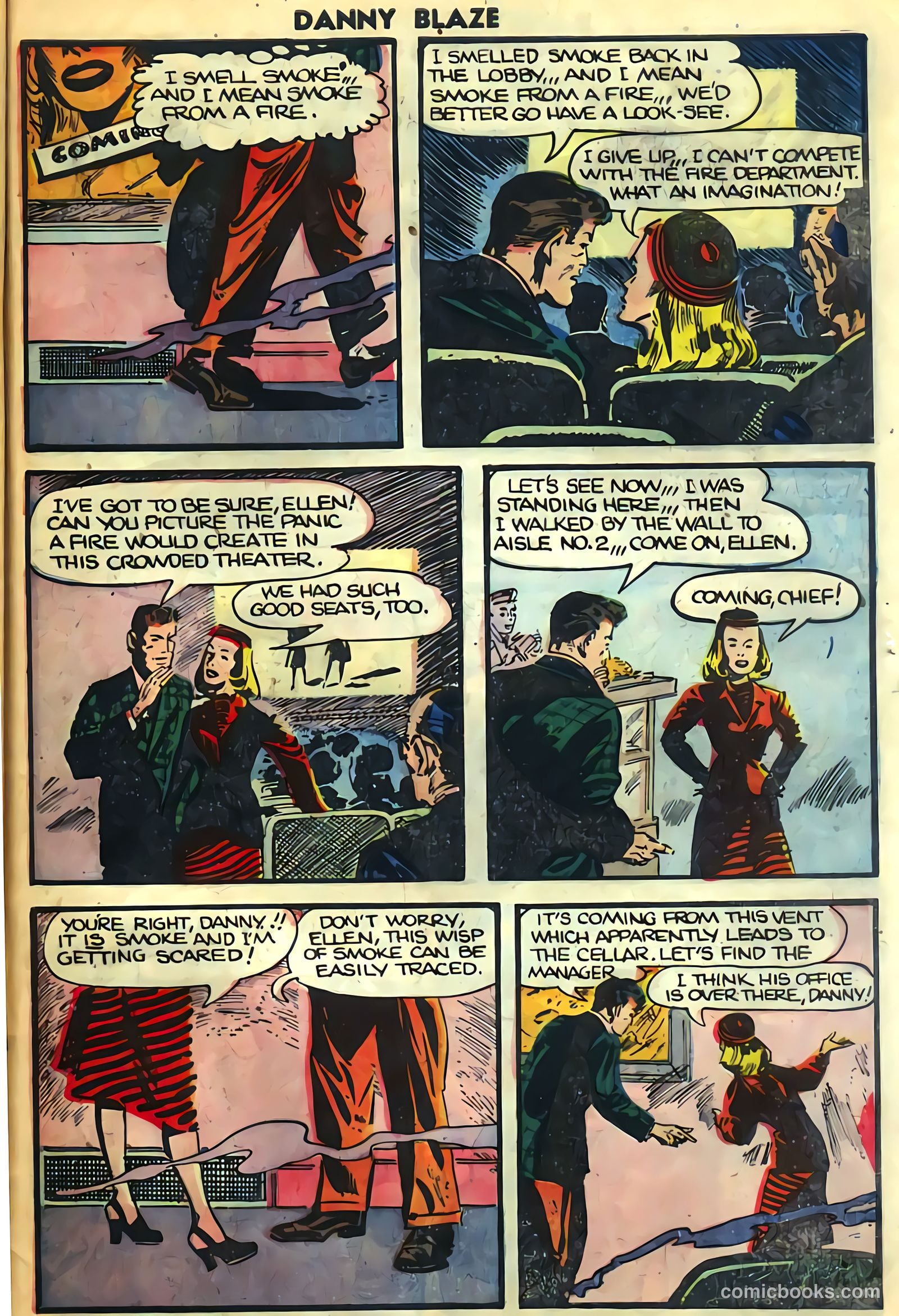 Danny Blaze #1 (1955) — page 27 of 36