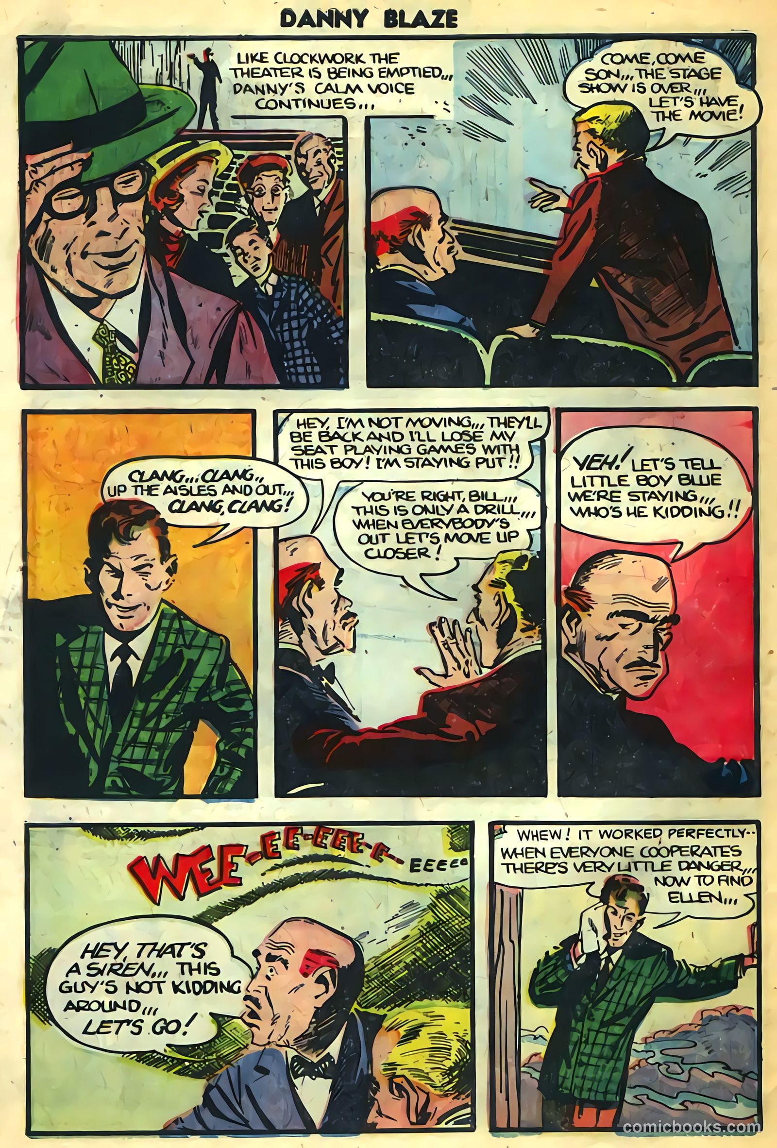 Danny Blaze #1 (1955) — page 30 of 36