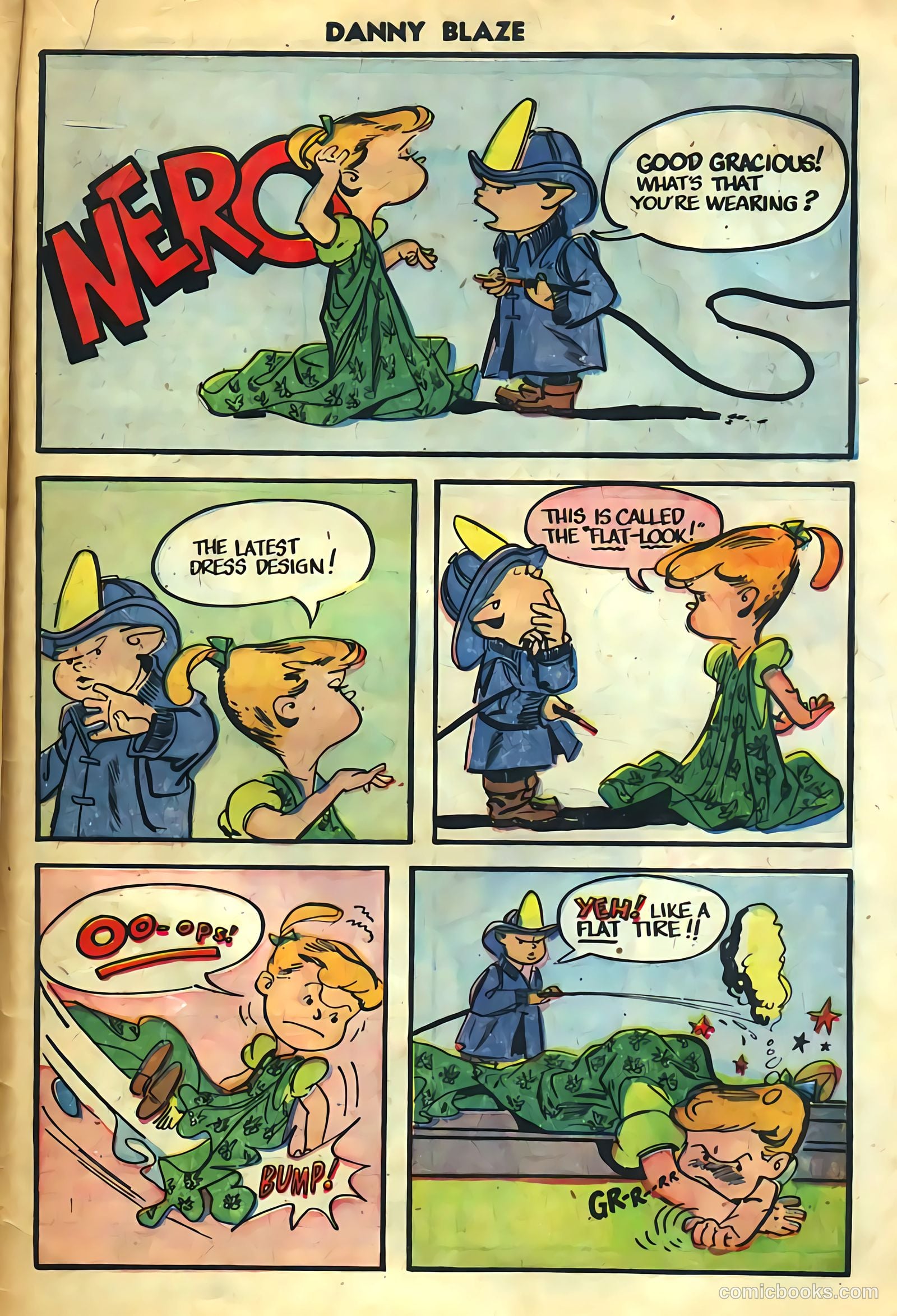 Danny Blaze #1 (1955) — page 33 of 36