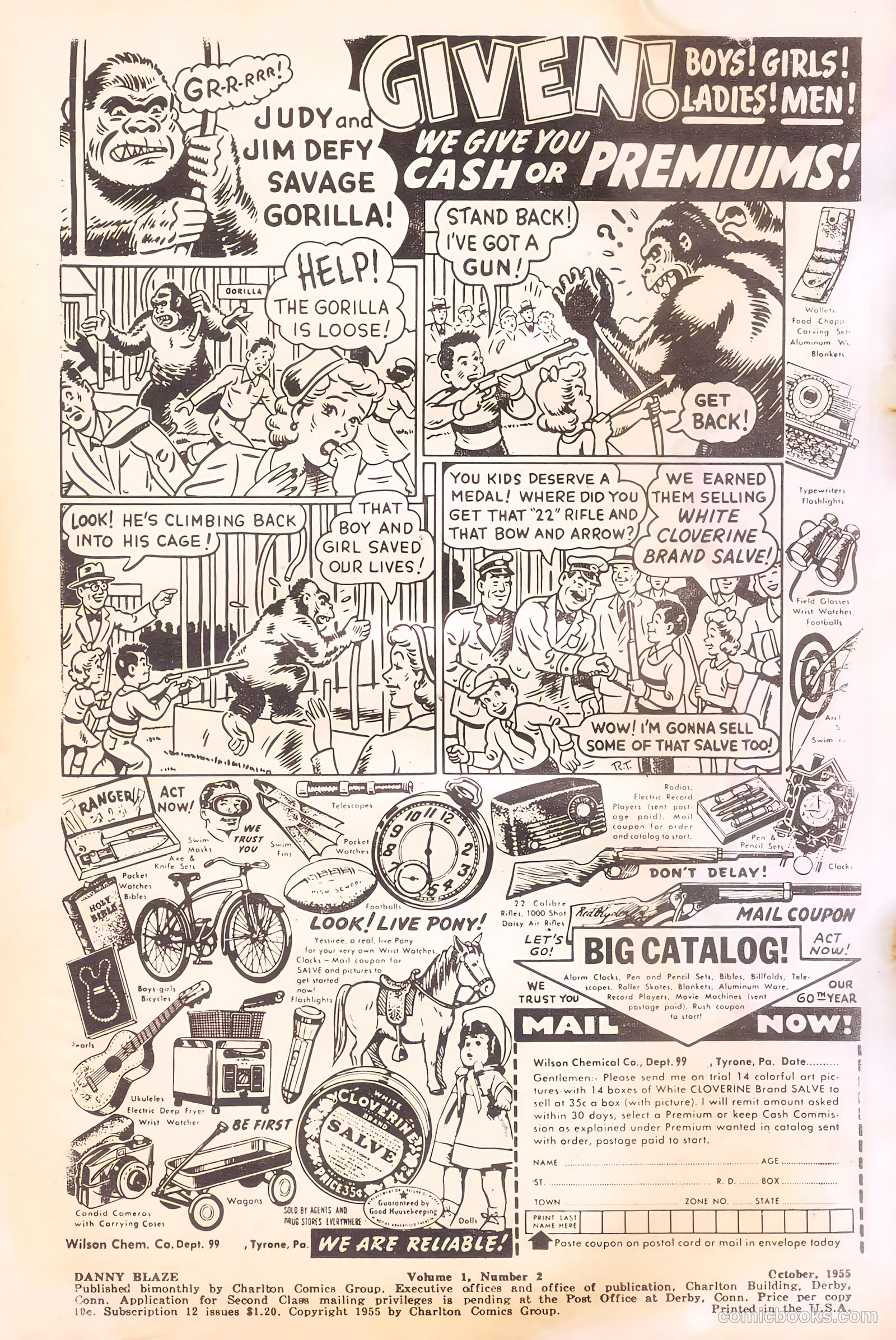 Danny Blaze #2 (1955) — page 2 of 36