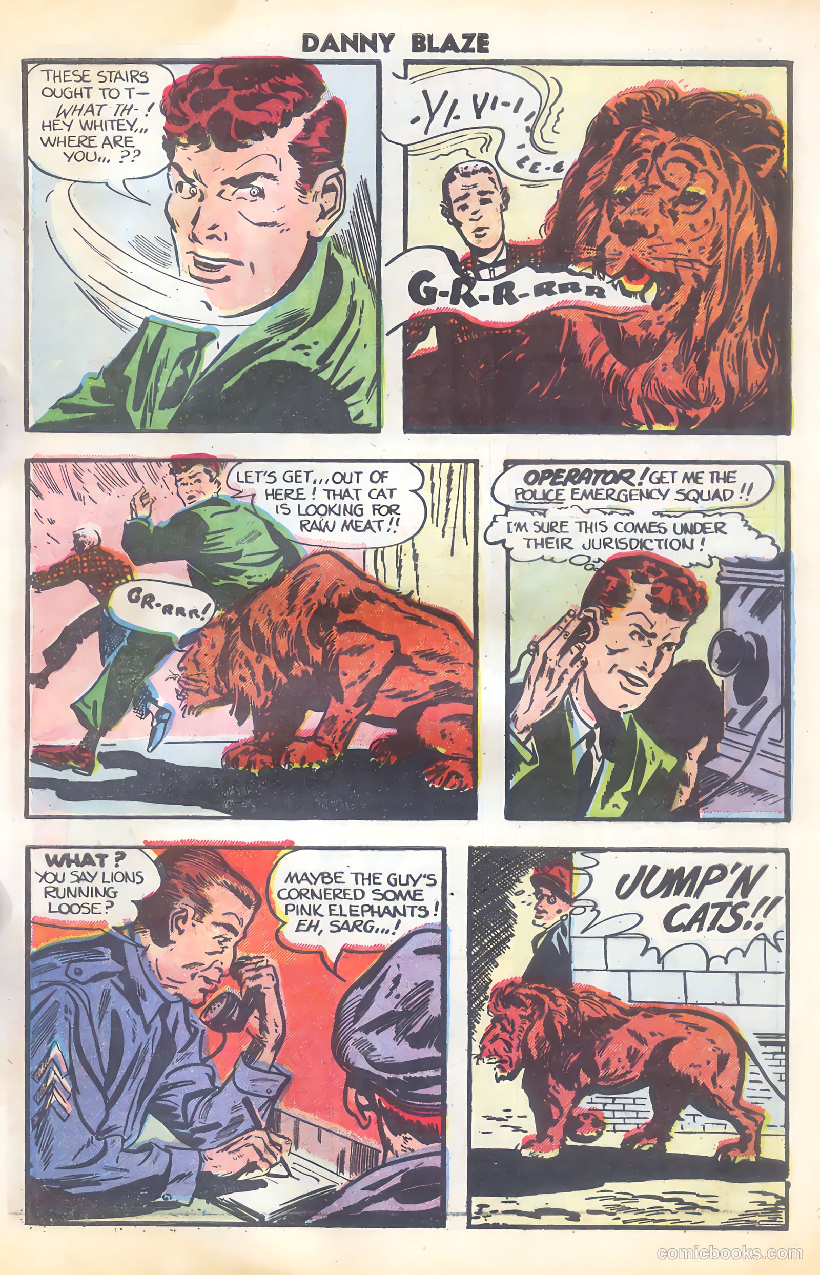 Danny Blaze #2 (1955) — page 5 of 36