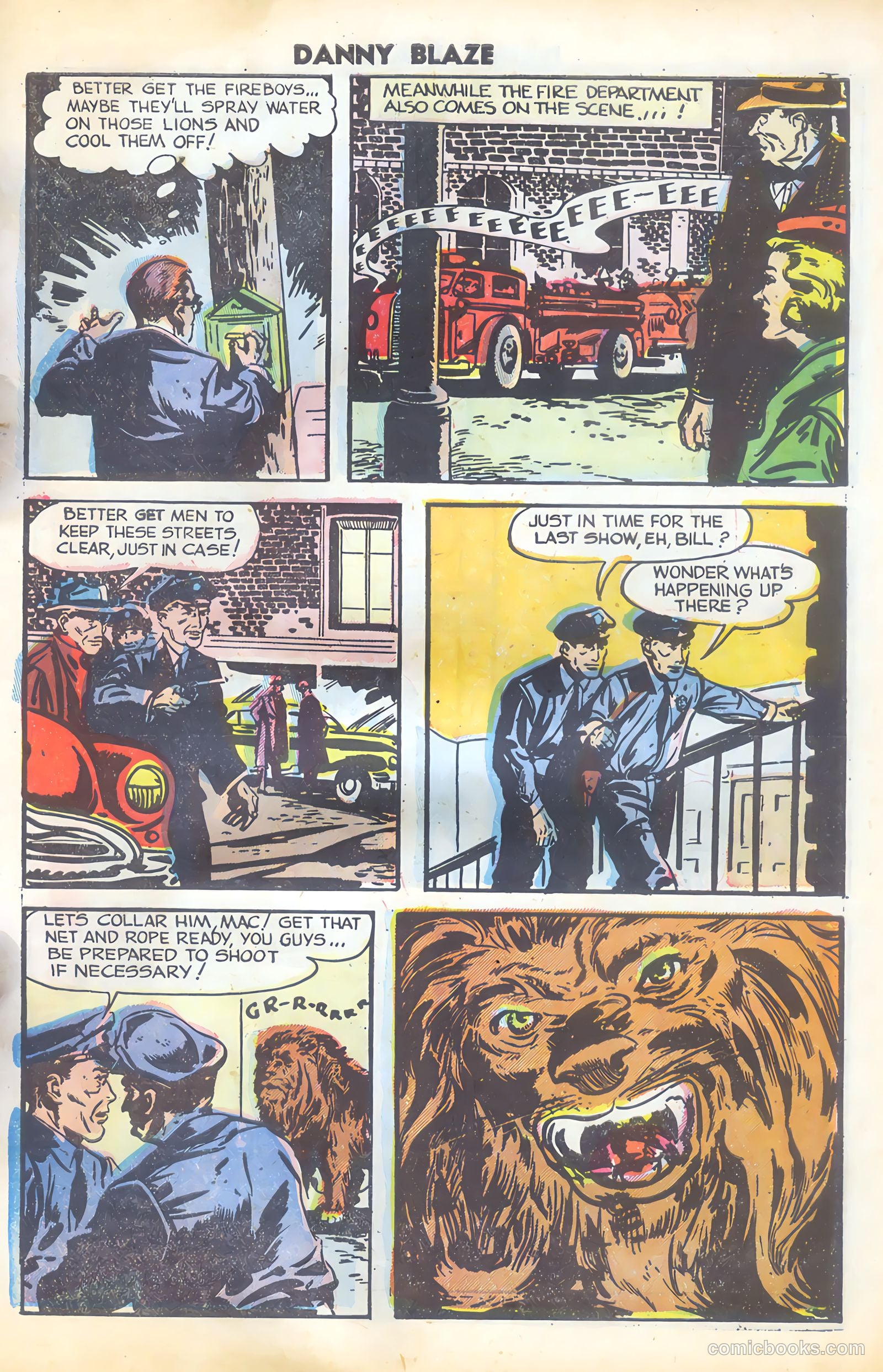 Danny Blaze #2 (1955) — page 7 of 36
