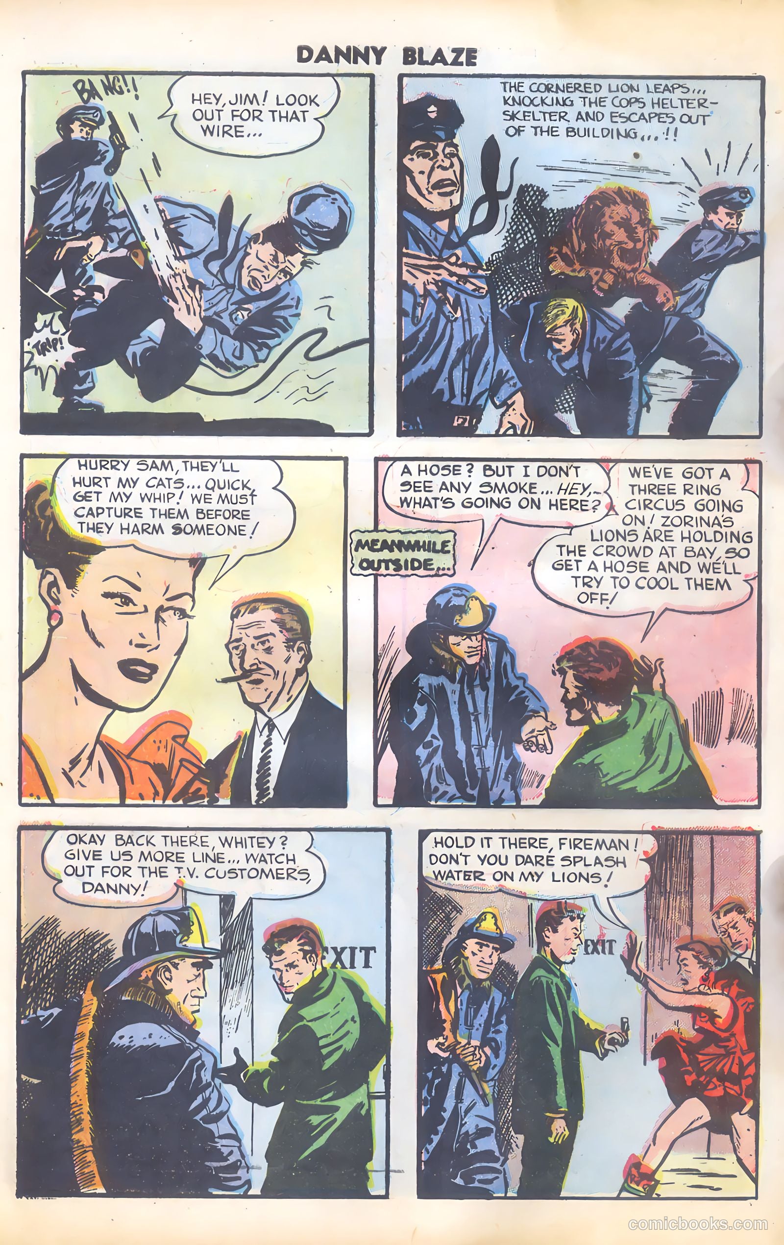 Danny Blaze #2 (1955) — page 8 of 36