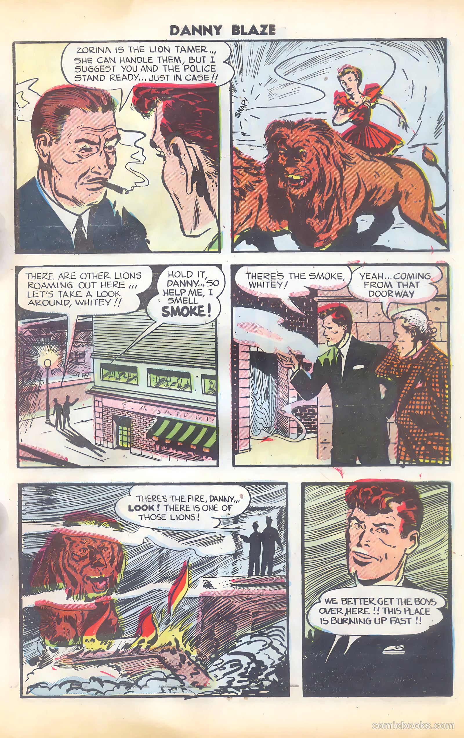 Danny Blaze #2 (1955) — page 9 of 36