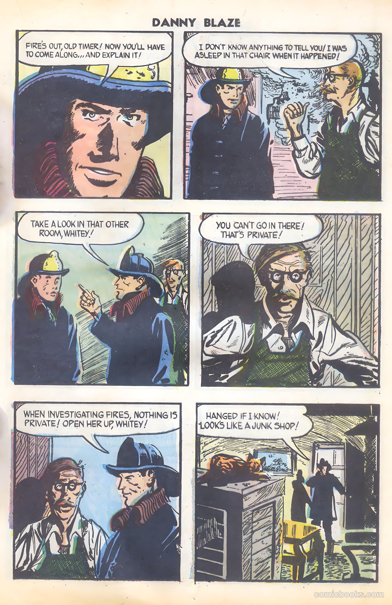 Danny Blaze #2 (1955) — page 17 of 36