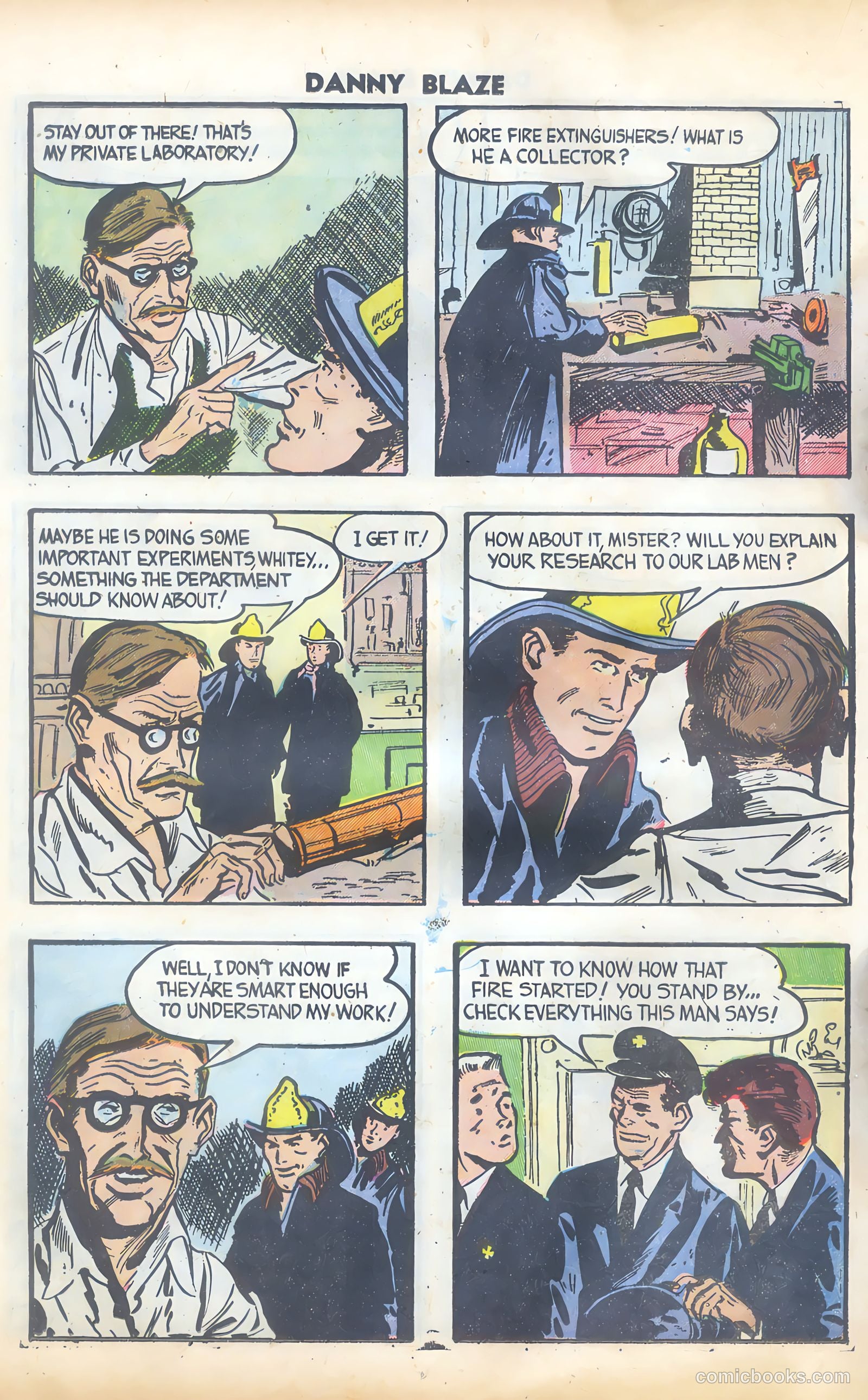 Danny Blaze #2 (1955) — page 18 of 36