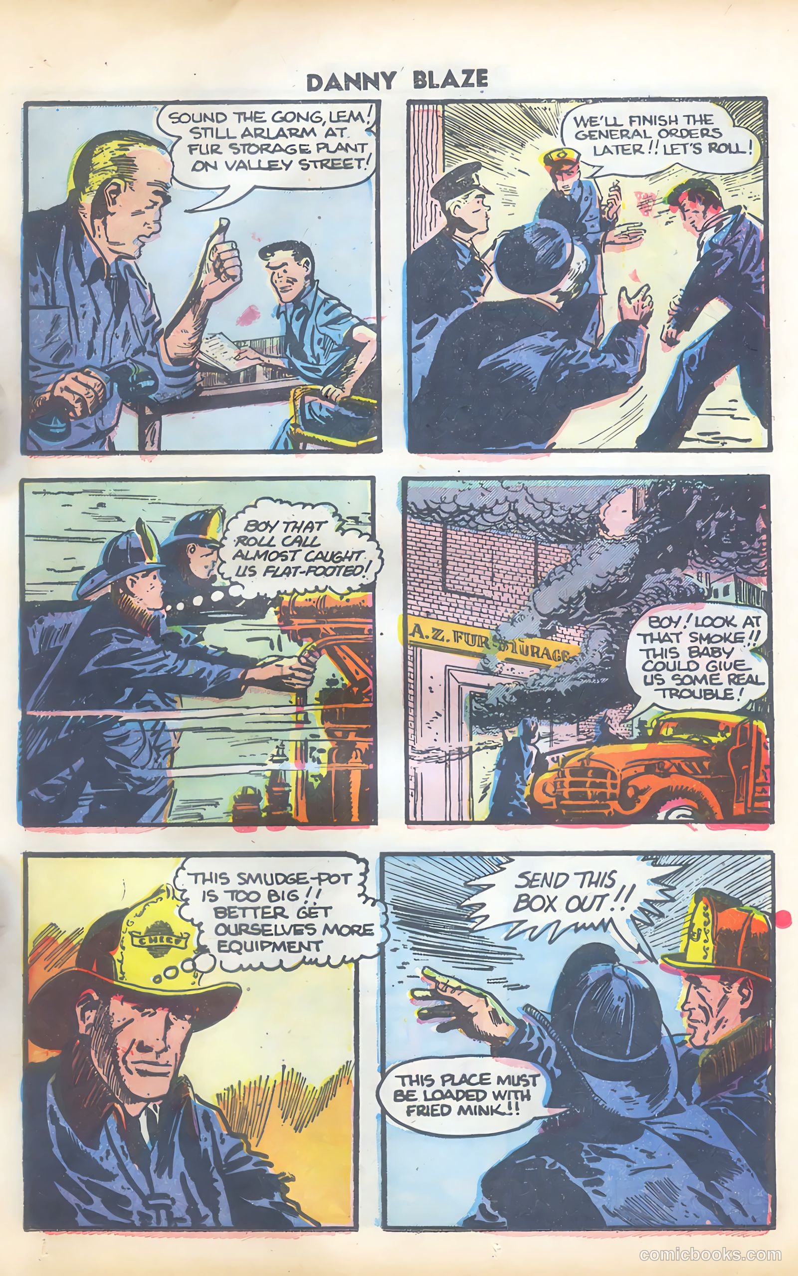 Danny Blaze #2 (1955) — page 25 of 36