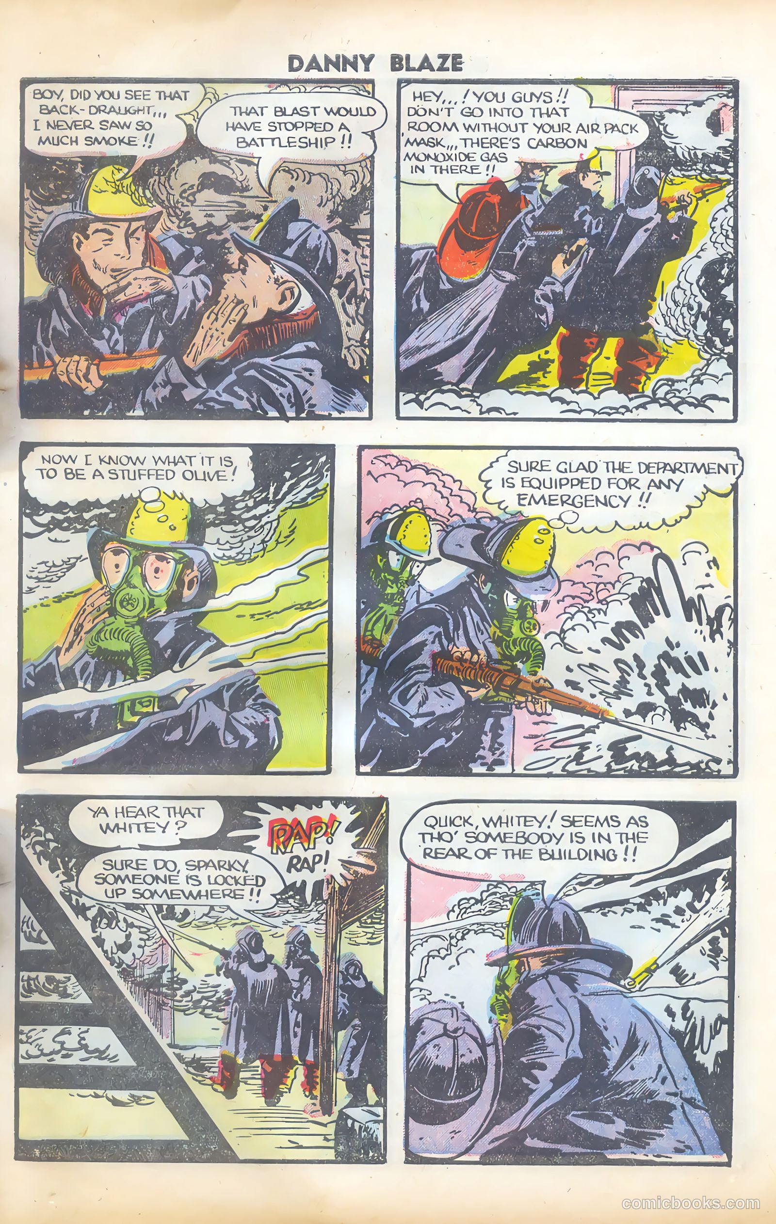 Danny Blaze #2 (1955) — page 27 of 36